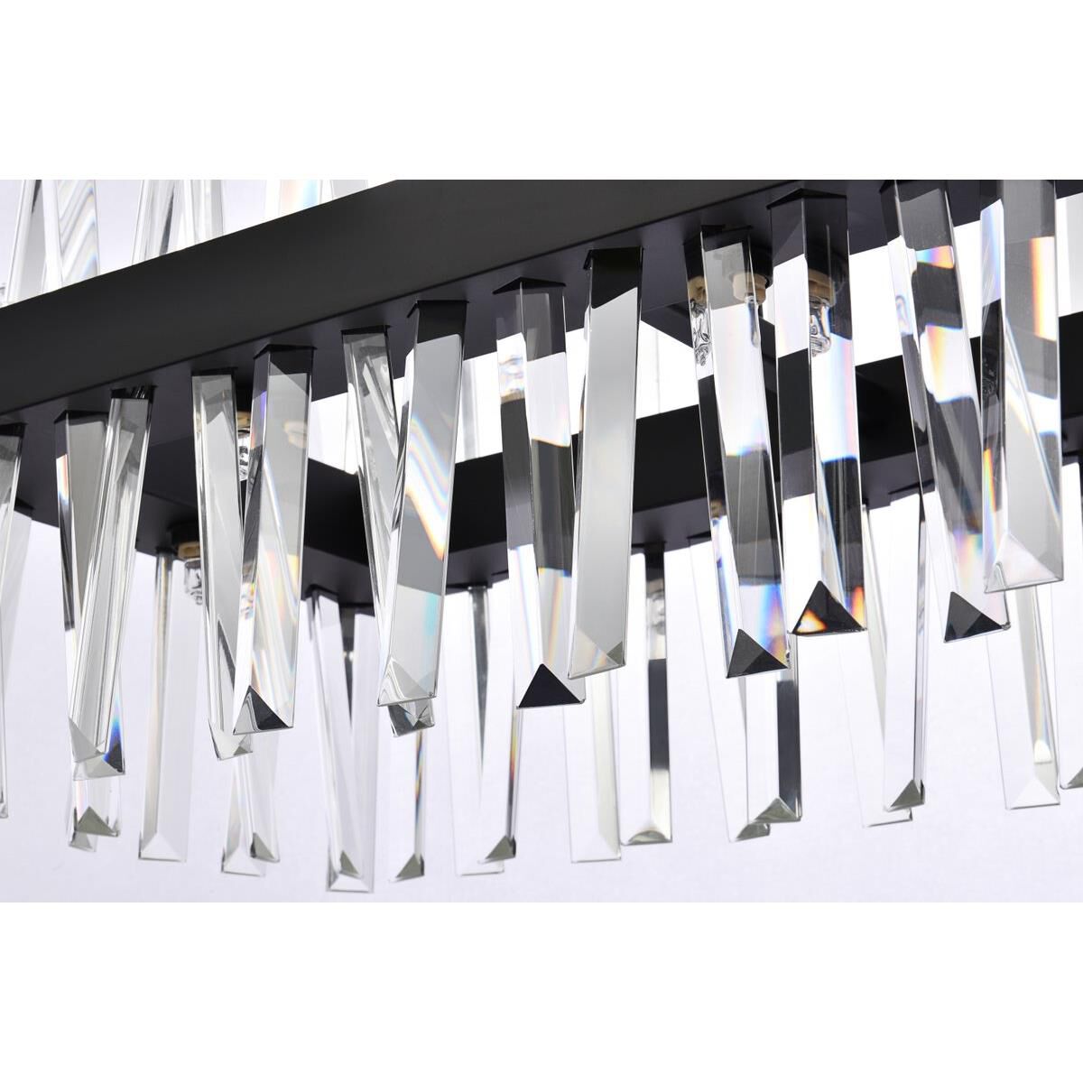 Serephina 36 Inch 20 Light Linear Suspension Light by Elegant Lighting