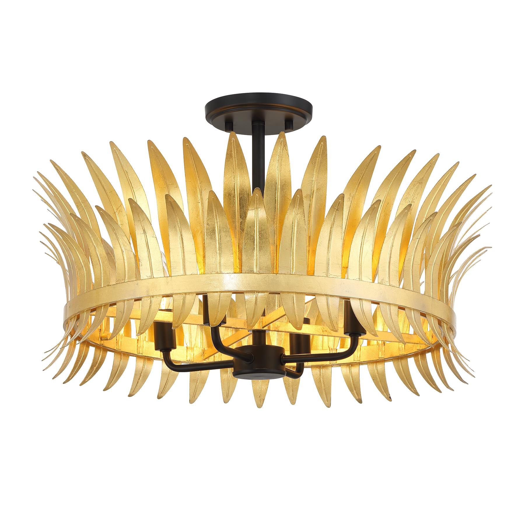 Ensley 20 Inch Semi Flush Mount by Savoy House