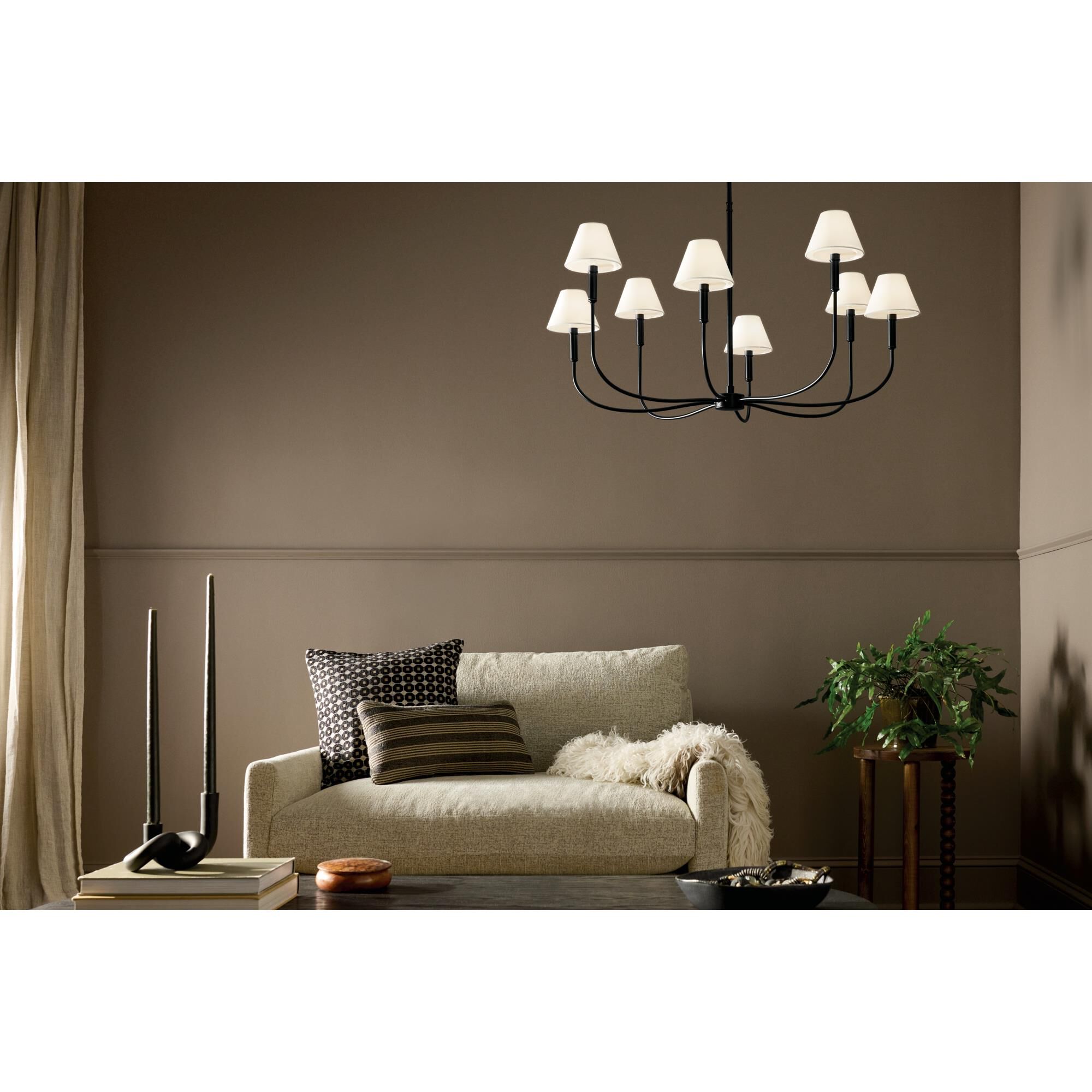 Shown in Black finish