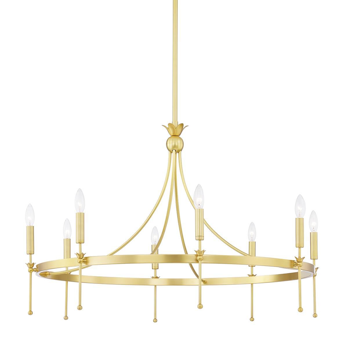 Gates 28.33 Inch Chandelier by Hudson Valley Lighting