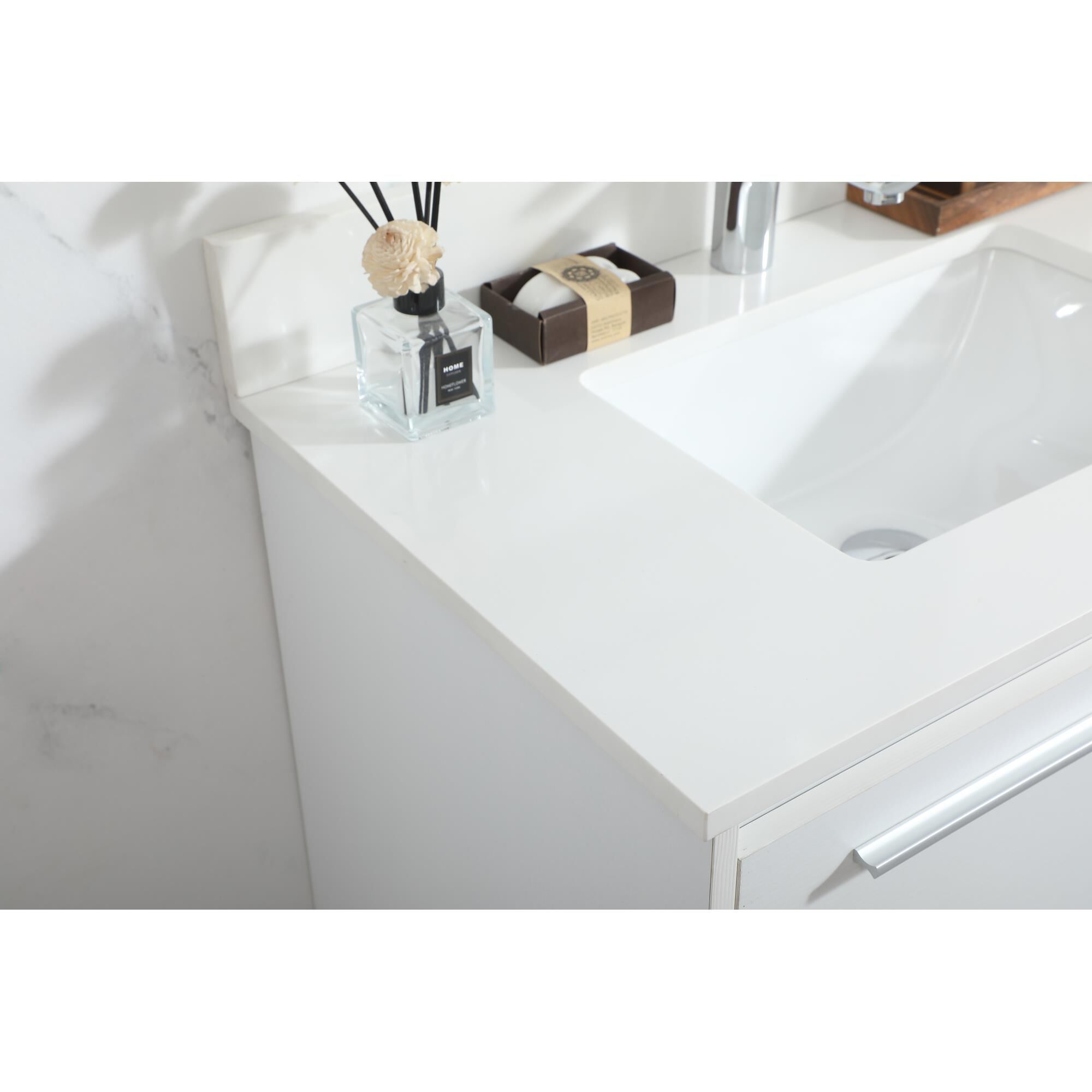 Shown in White finish