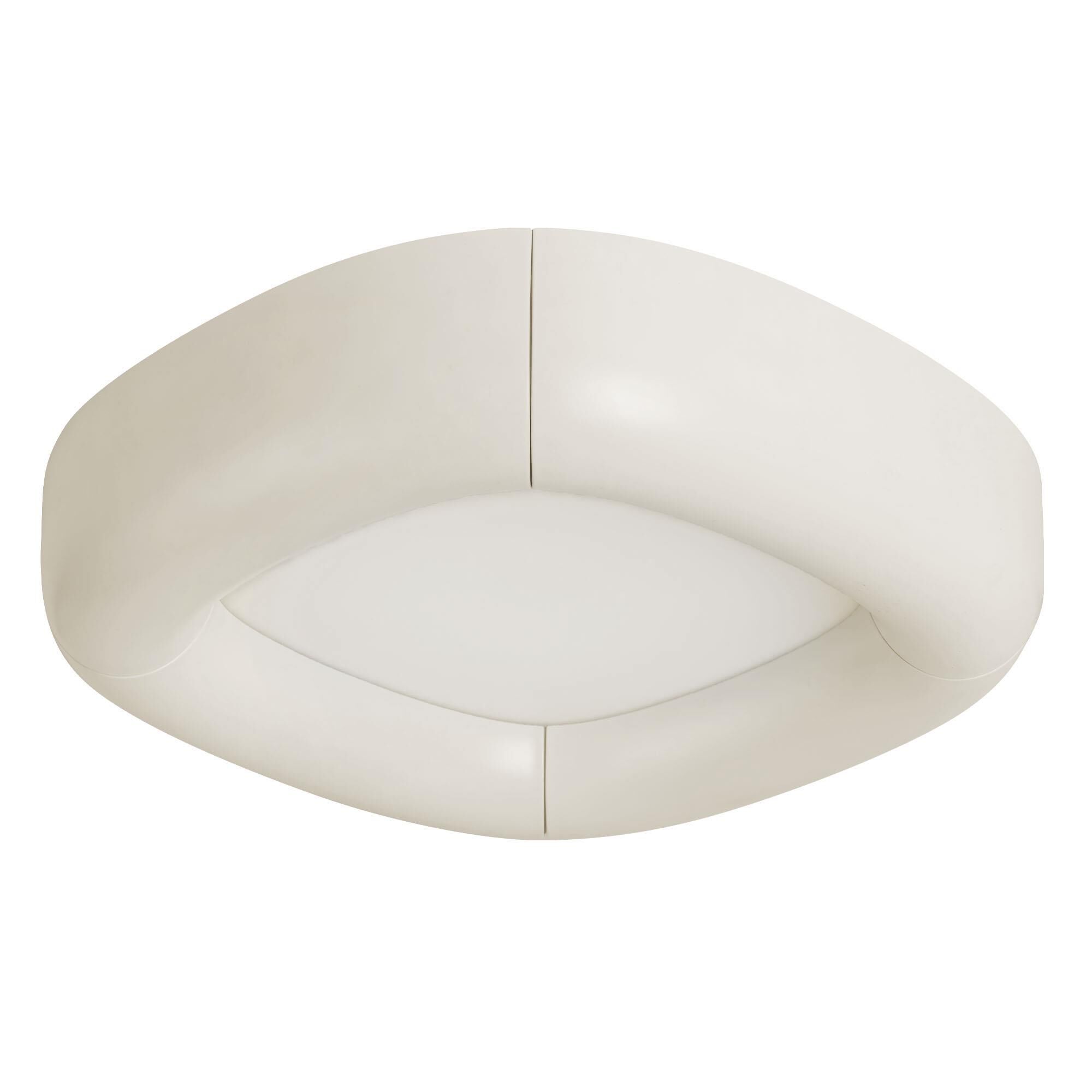 Shown in Pearl White finish and Frosted Acrylic Diffuser glass