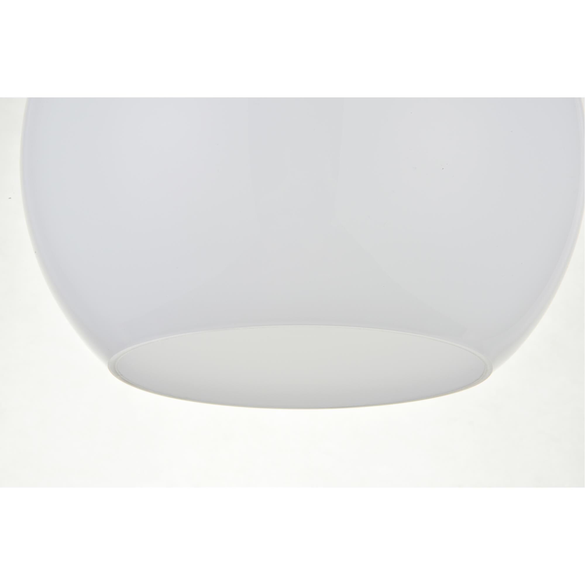 Baxter 10 Inch Semi Flush Mount by Elegant Lighting
