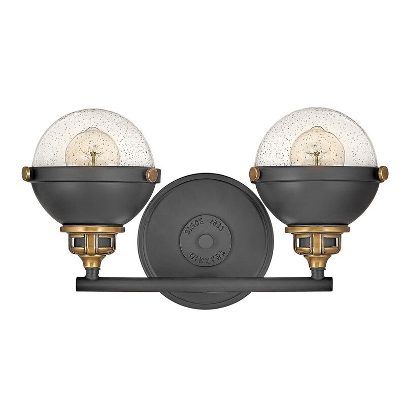Fletcher 16 Inch 2 Light Bath Vanity Light by Hinkley