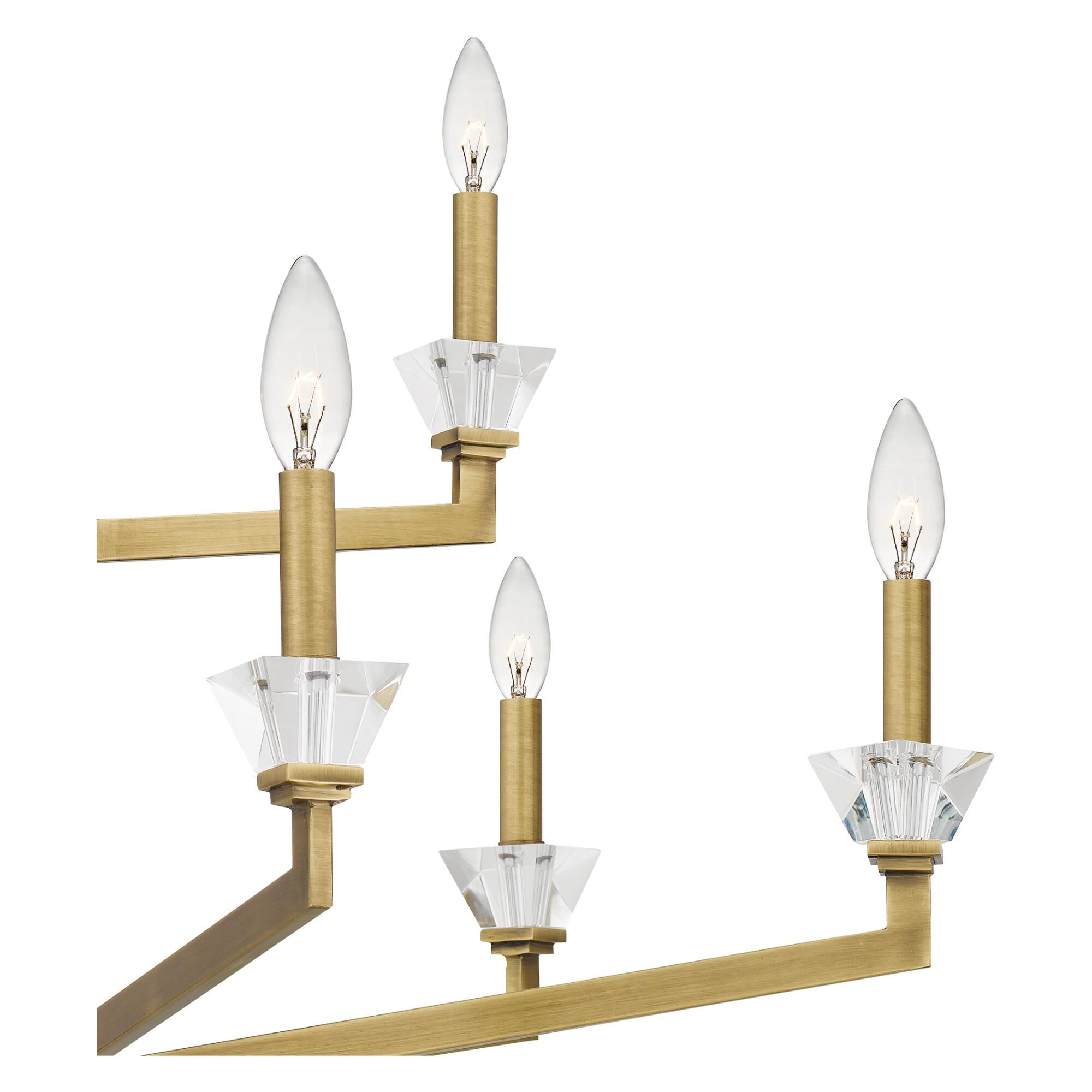 Lottie 34 Inch 9 Light Chandelier by Quoizel