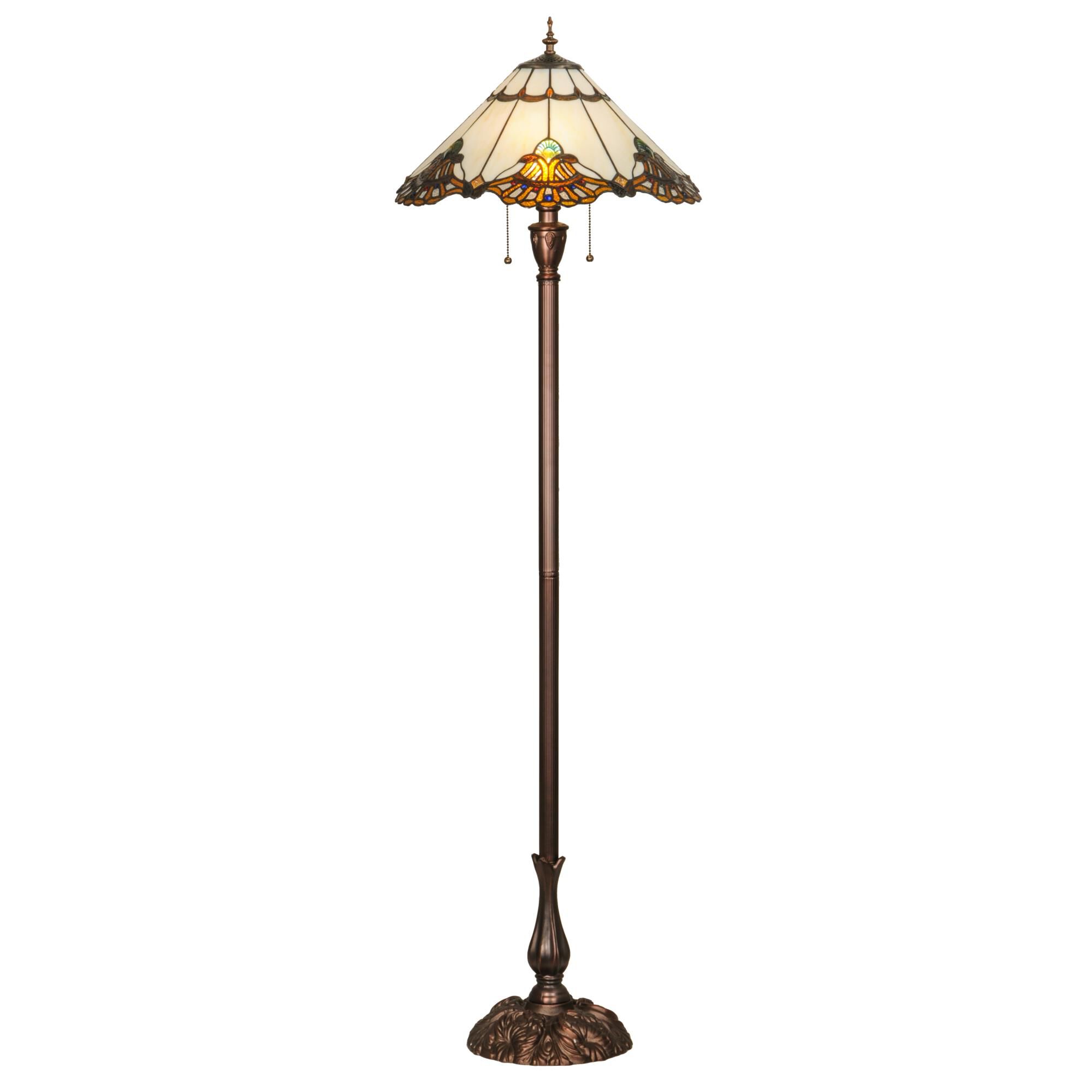 Shell With Jewels 63 Inch Floor Lamp by Meyda Lighting