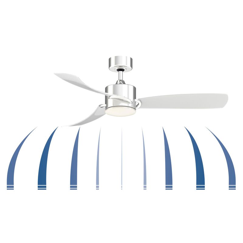 Sculptaire 52 Inch Ceiling Fan with Light Kit by Fanimation