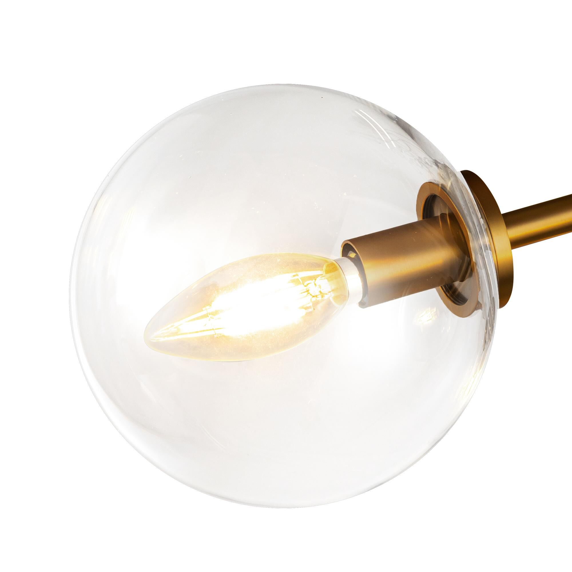 Cassia 18 Inch 3 Light Semi Flush Mount,