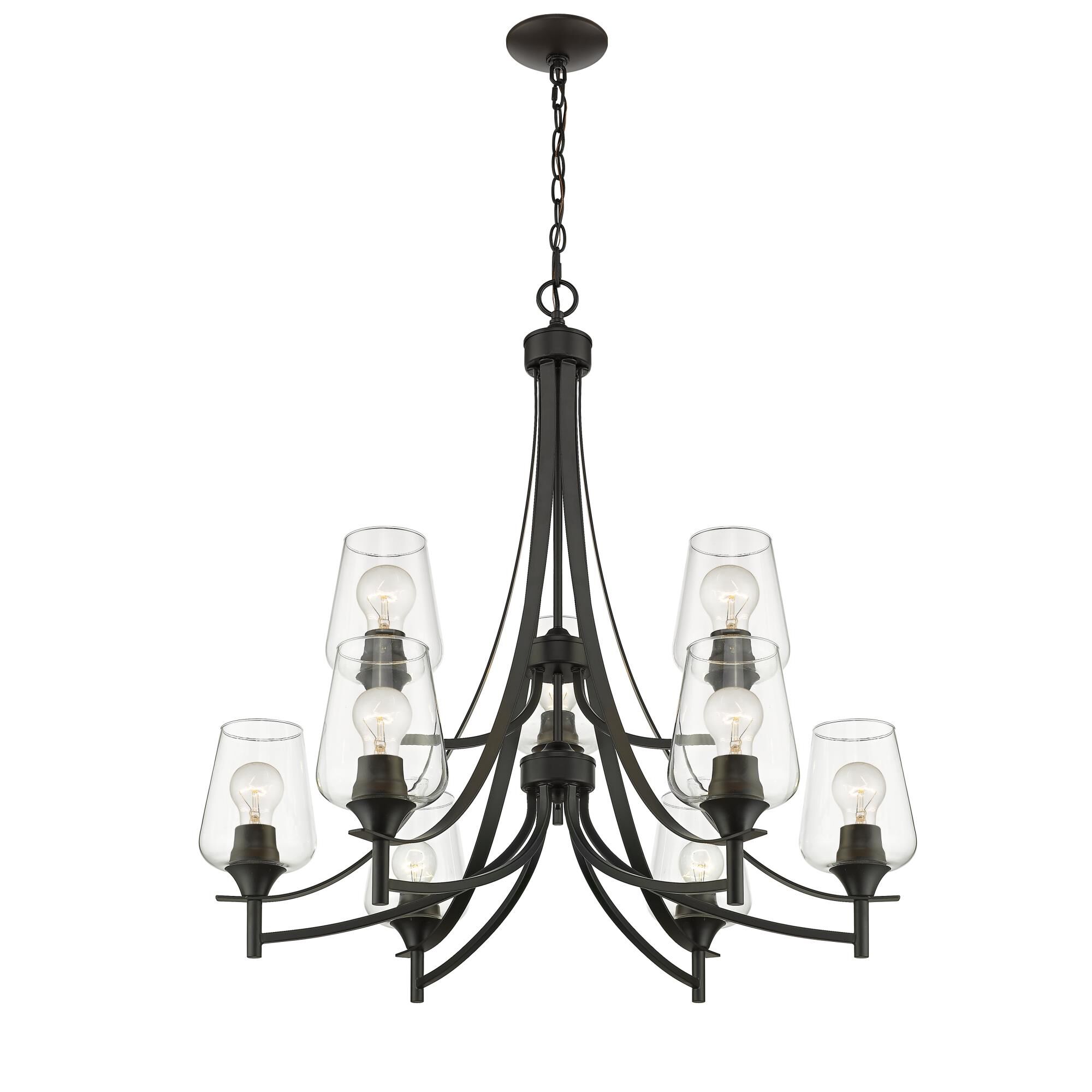 Joliet 31 Inch 9 Light Chandelier by Z-Lite