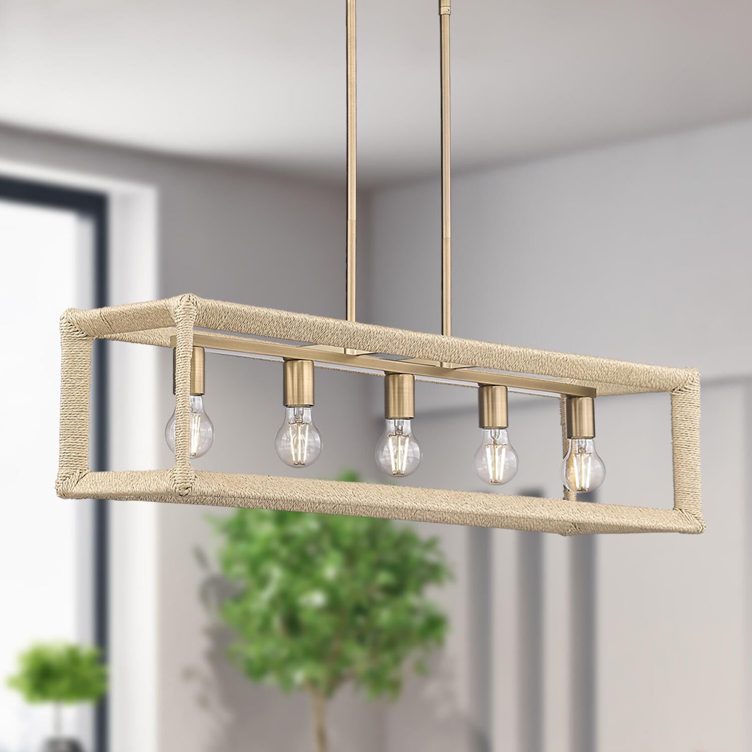 Kimber 41 Inch Linear Suspension Light by Golden Lighting