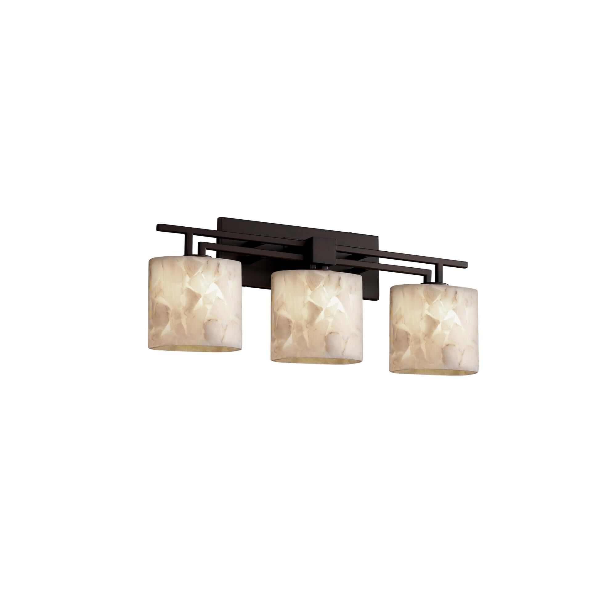 Alabaster Rocks! 26 Inch 3 Light Bath Vanity Light by Justice Design Group