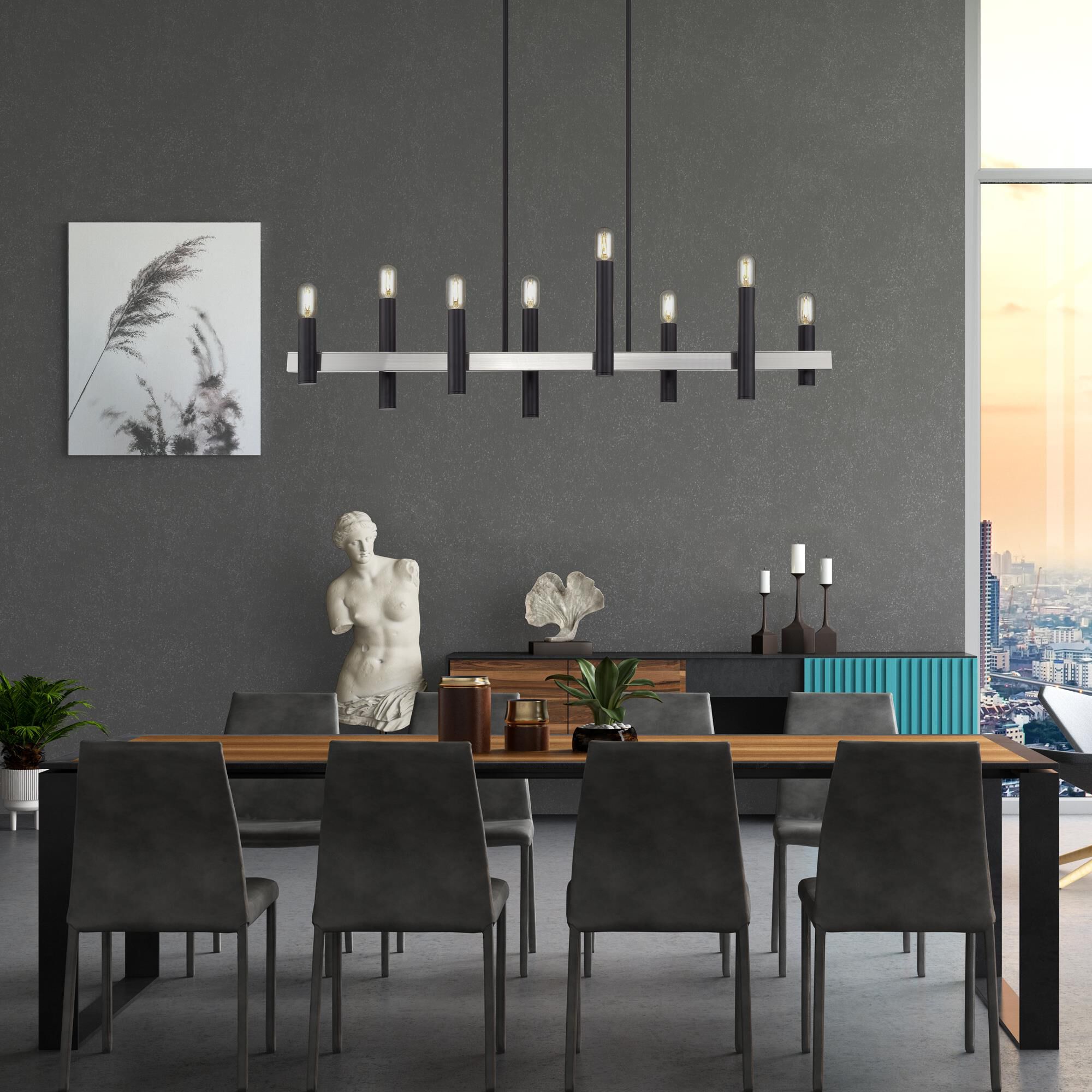 Helsinki 48 Inch Linear Suspension Light by Livex Lighting