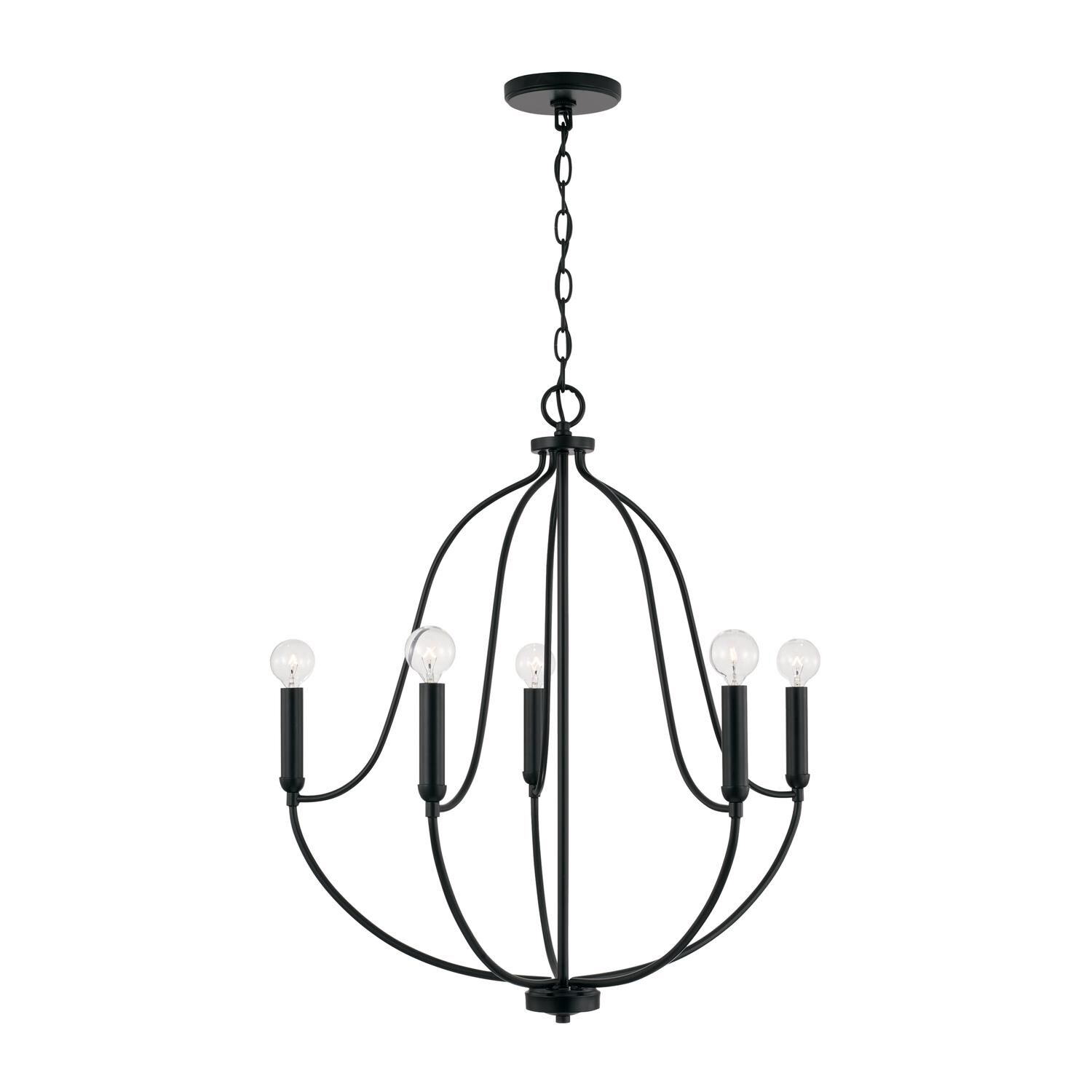 Madison 25 Inch 5 Light Chandelier by Homeplace by Capital Lighting Fixture Company