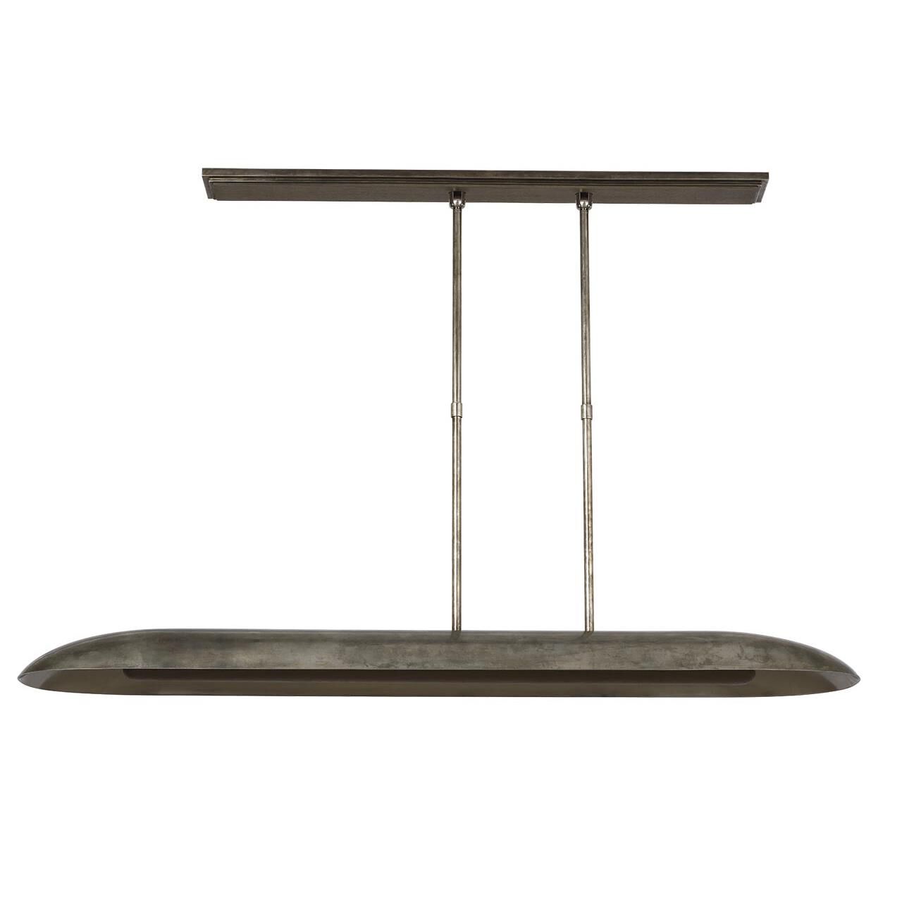 Shown in Mottled Pewter And Warm Walnut finish