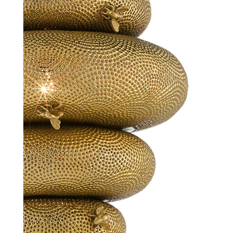 Sasha Bikoff Bee My Honey 21 Inch Mini Chandelier by Currey and Company