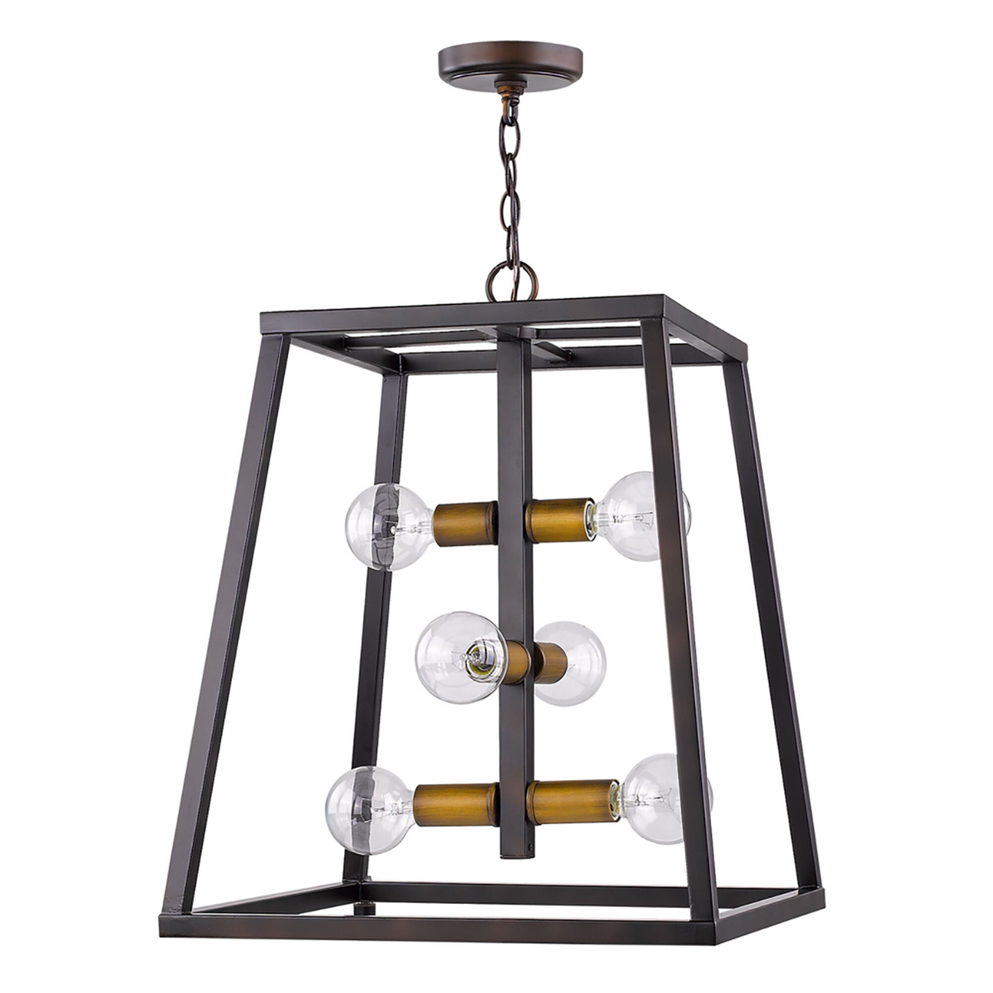 Shown in Oil Rubbed Bronze finish and -- glass and -- shade