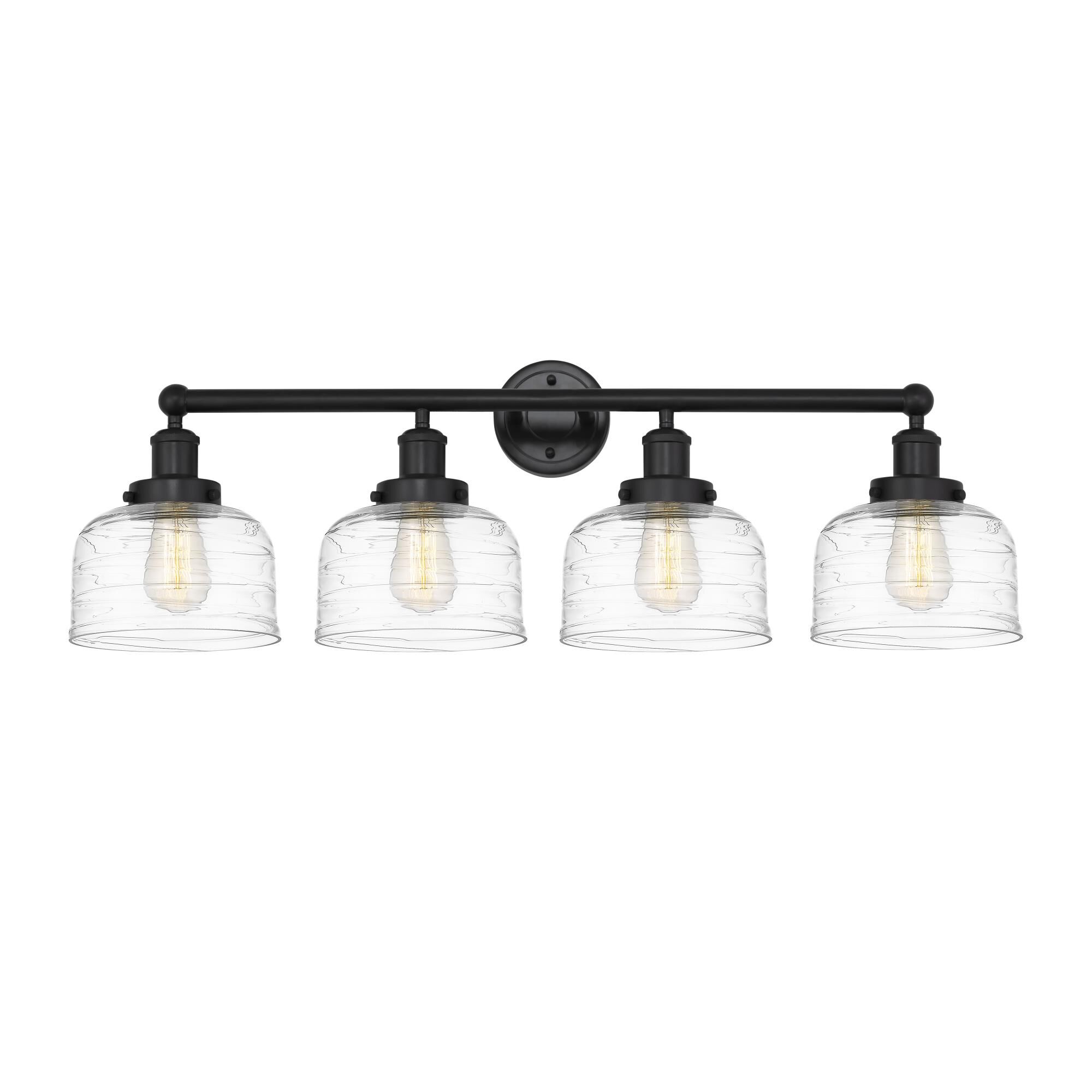 Shown in Matte Black, Plated Smoke finish and Plated Smoke glass and Plated Smoke Glass shade