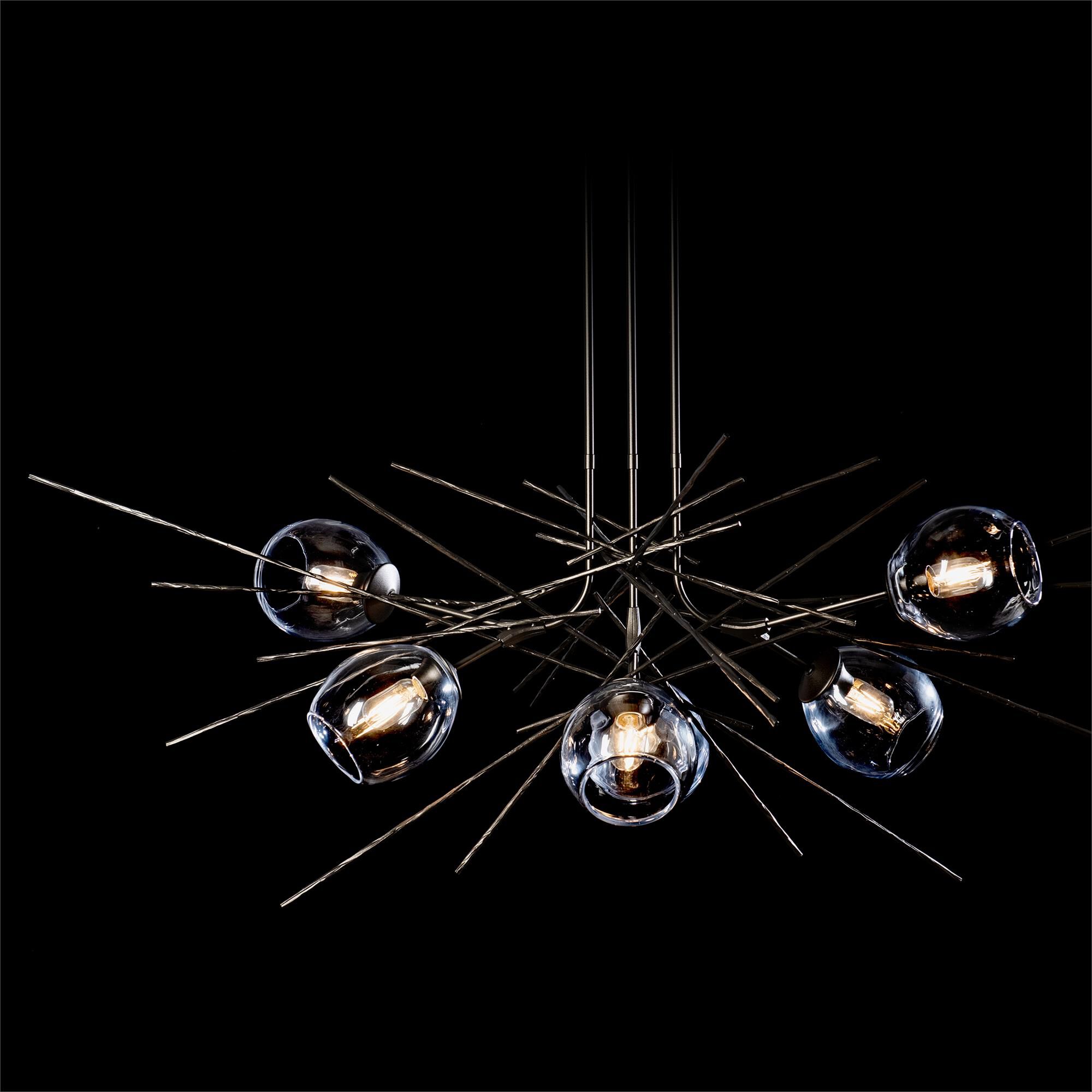 Shown in Oil Rubbed Bronze finish and Clear glass