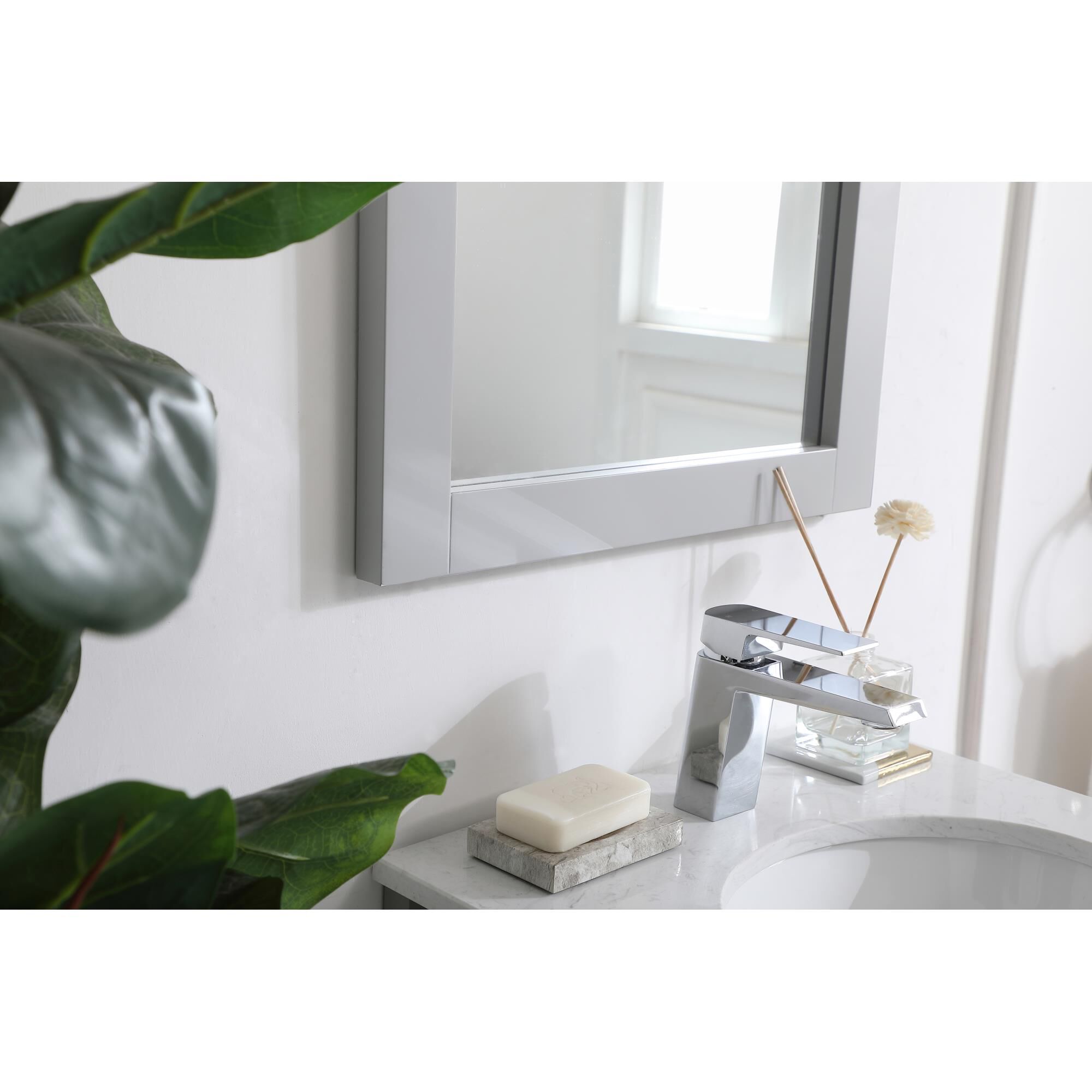 Aqua Decorative Mirrors by Elegant Decor