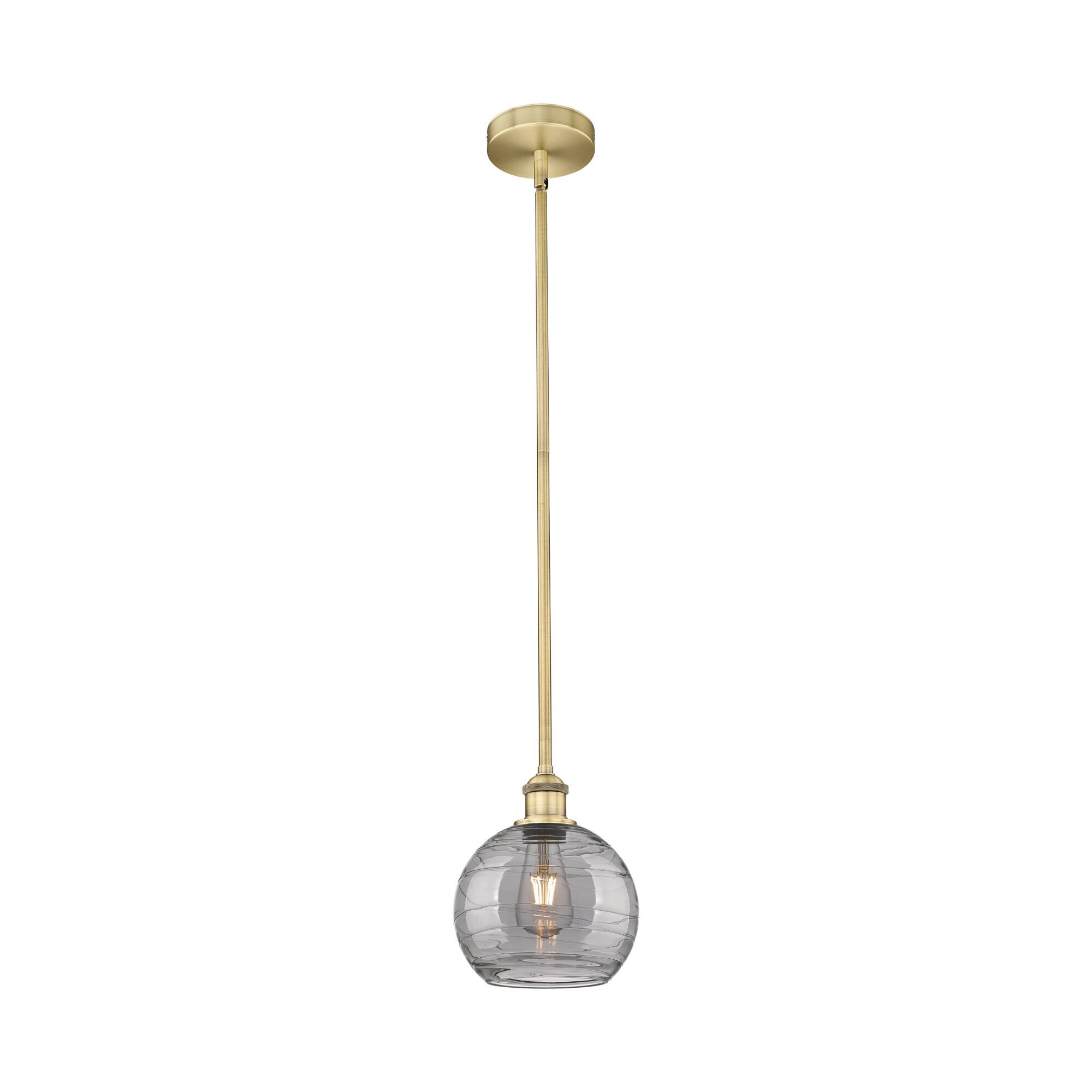 Bruno Marashlian Athens Deco Swirl 8 Inch Mini Pendant by Innovations Lighting