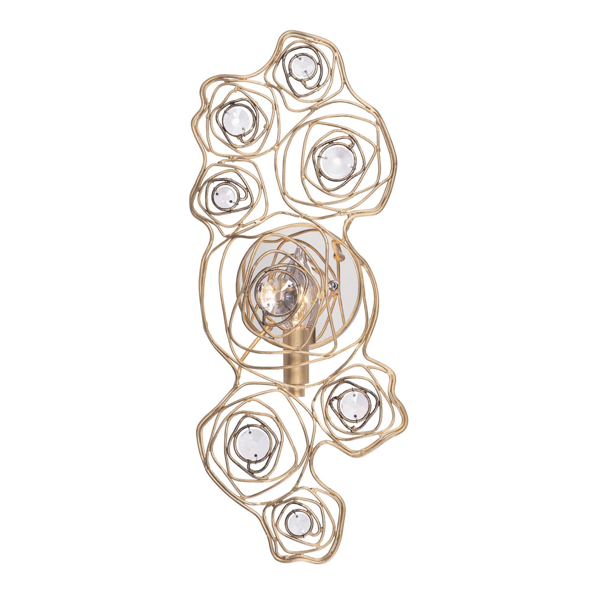 Ron Henderson Ethereal Rose Wall Sconce by Varaluz