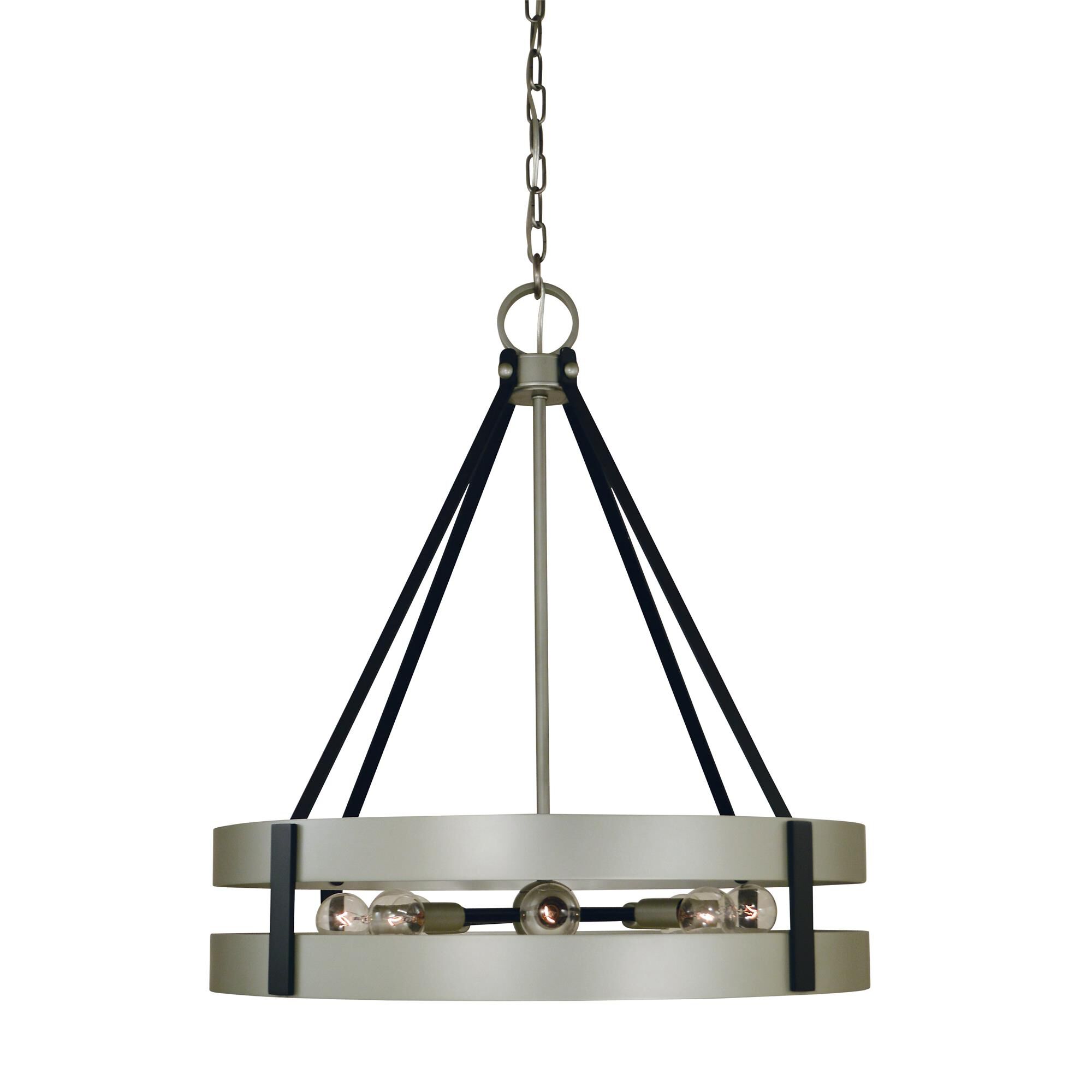 Orion 22 Inch 8 Light Mini Chandelier by Framburg
