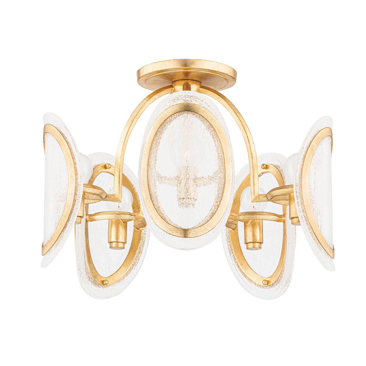 Danes 19.5 Inch Semi Flush Mount by Hudson Valley Lighting