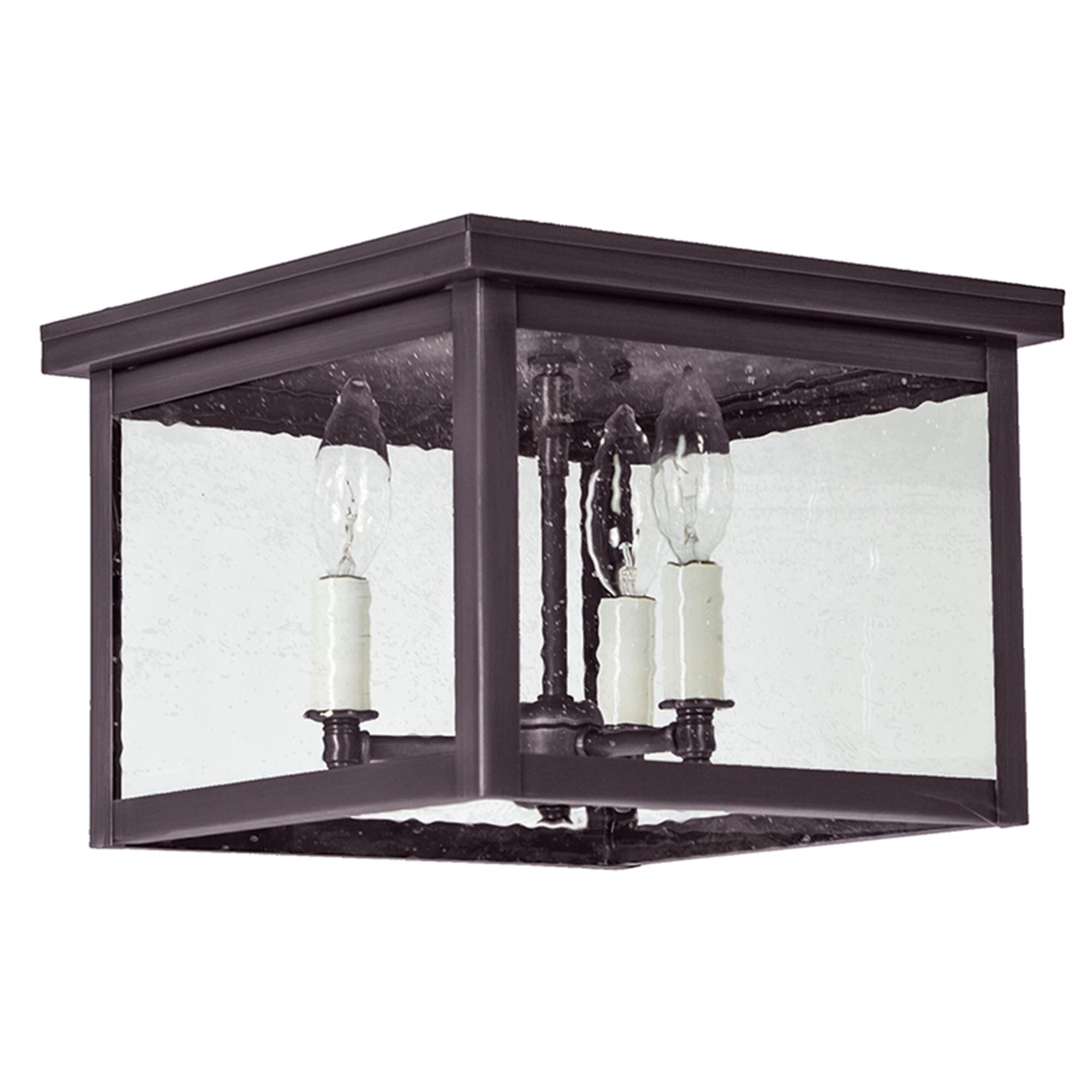 Williams 11 Inch 3 Light Outdoor Flush Mount,