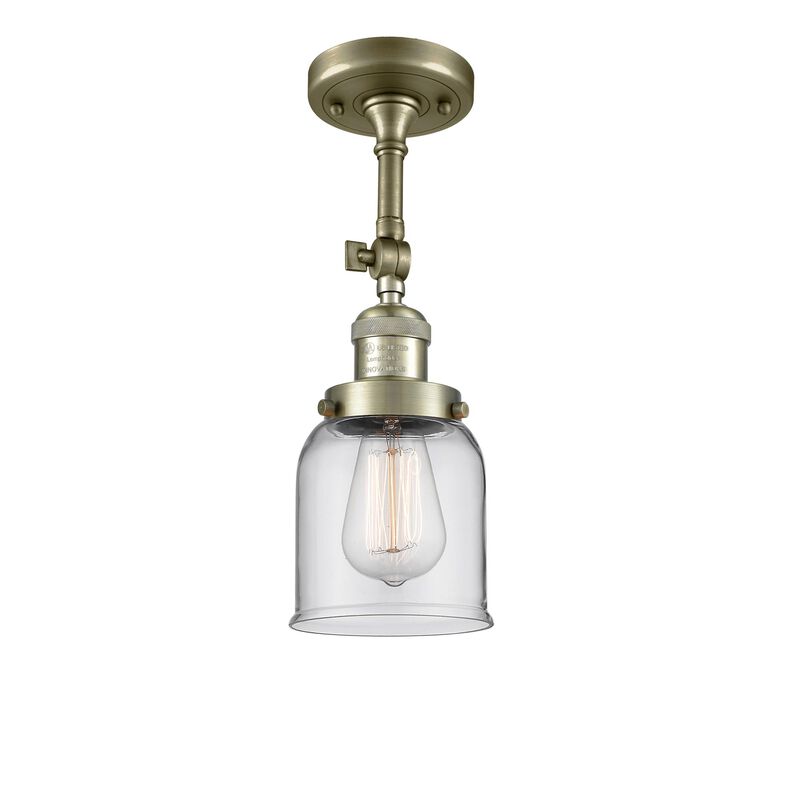 Bruno Marashlian Small Bell 5 Inch 1 Light Semi Flush Mount by Innovations Lighting