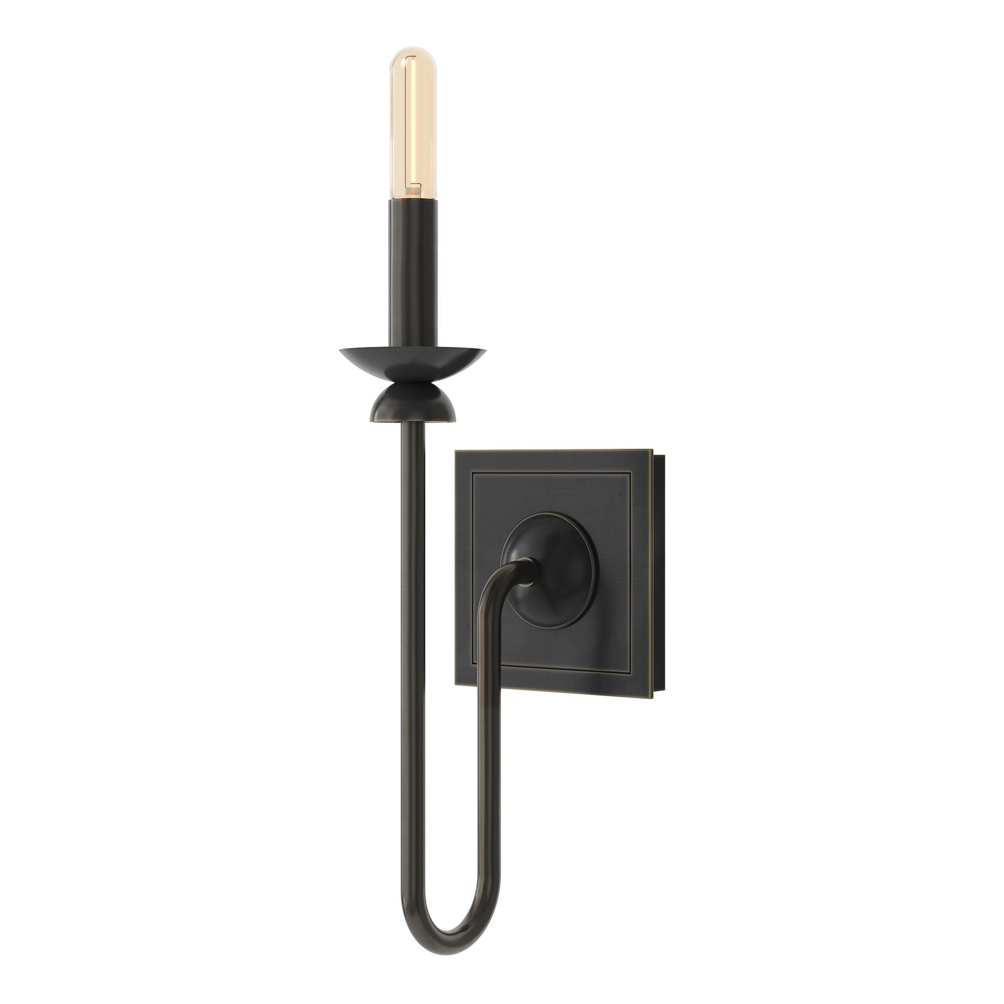 Shown in Bronze finish and White shade