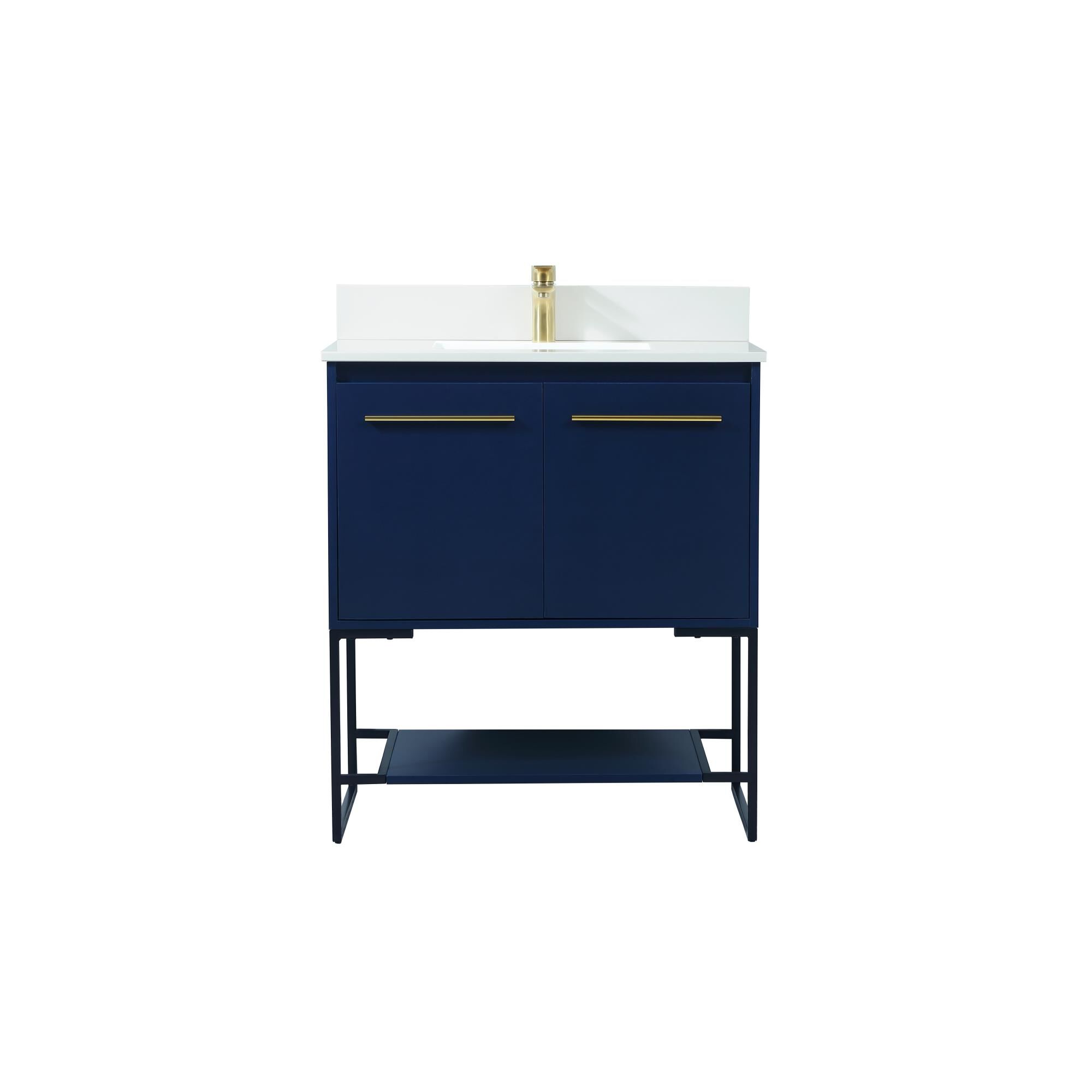 Shown in Blue finish