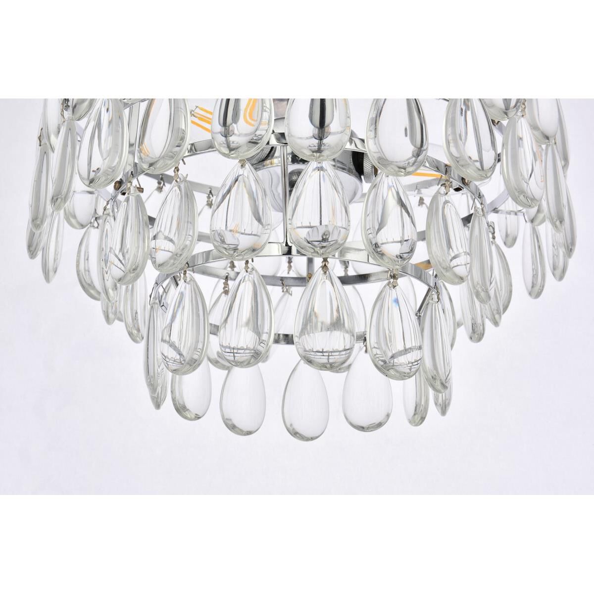 Shown in Chrome finish and Royal Cut Clear crystal