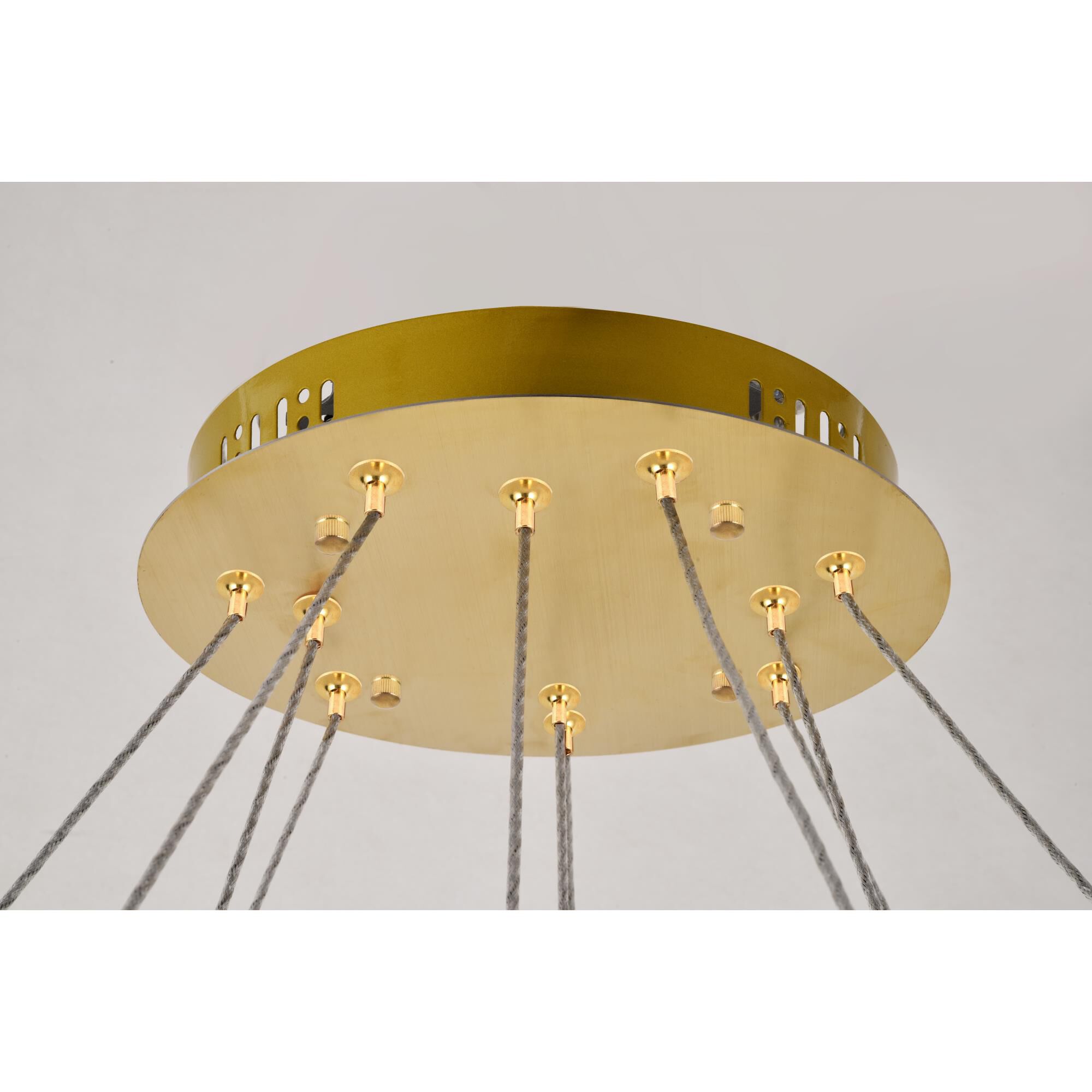 Monroe 42 Inch 1 Light LED Chandelier by Elegant Lighting