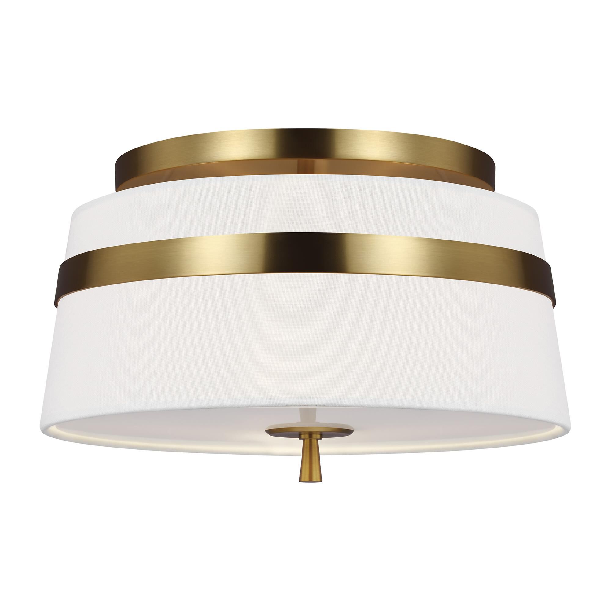 Alexa Hampton Cordtlandt 14 Inch 3 Light Semi Flush Mount,