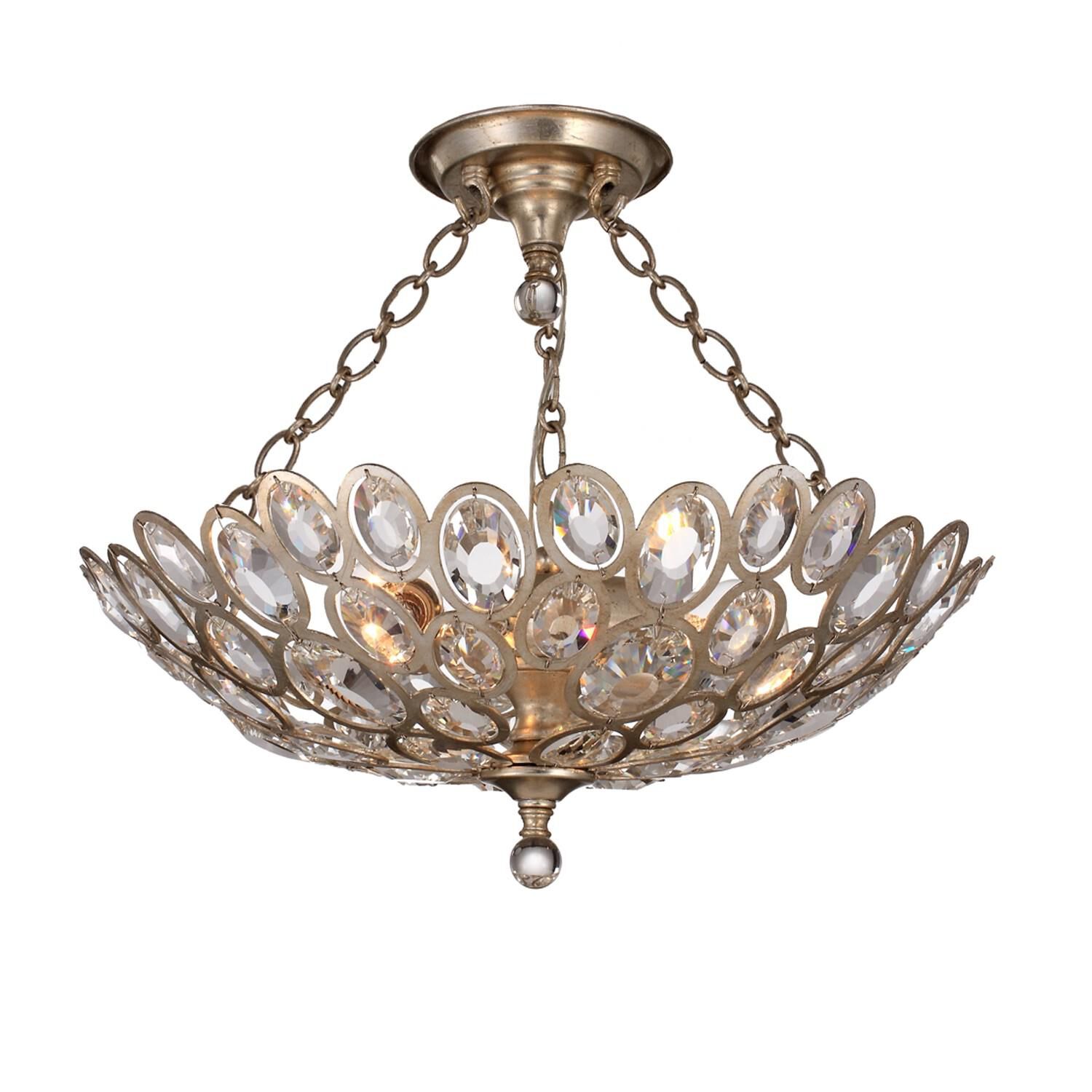 Sterling 20 Inch 3 Light Flush Mount by Crystorama