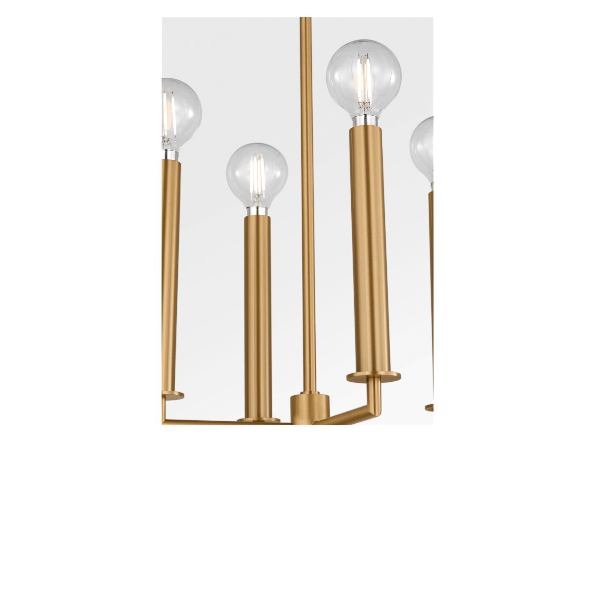 Shown in Midnight Black and Burnished Brass finish