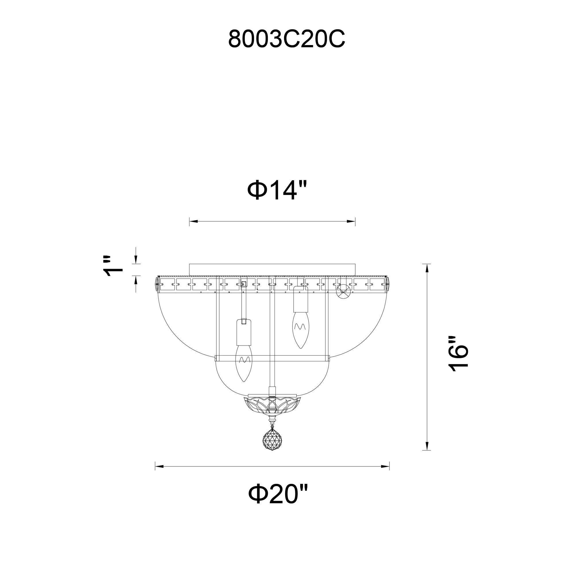 Shown in Chrome finish and K9 Clear crystal