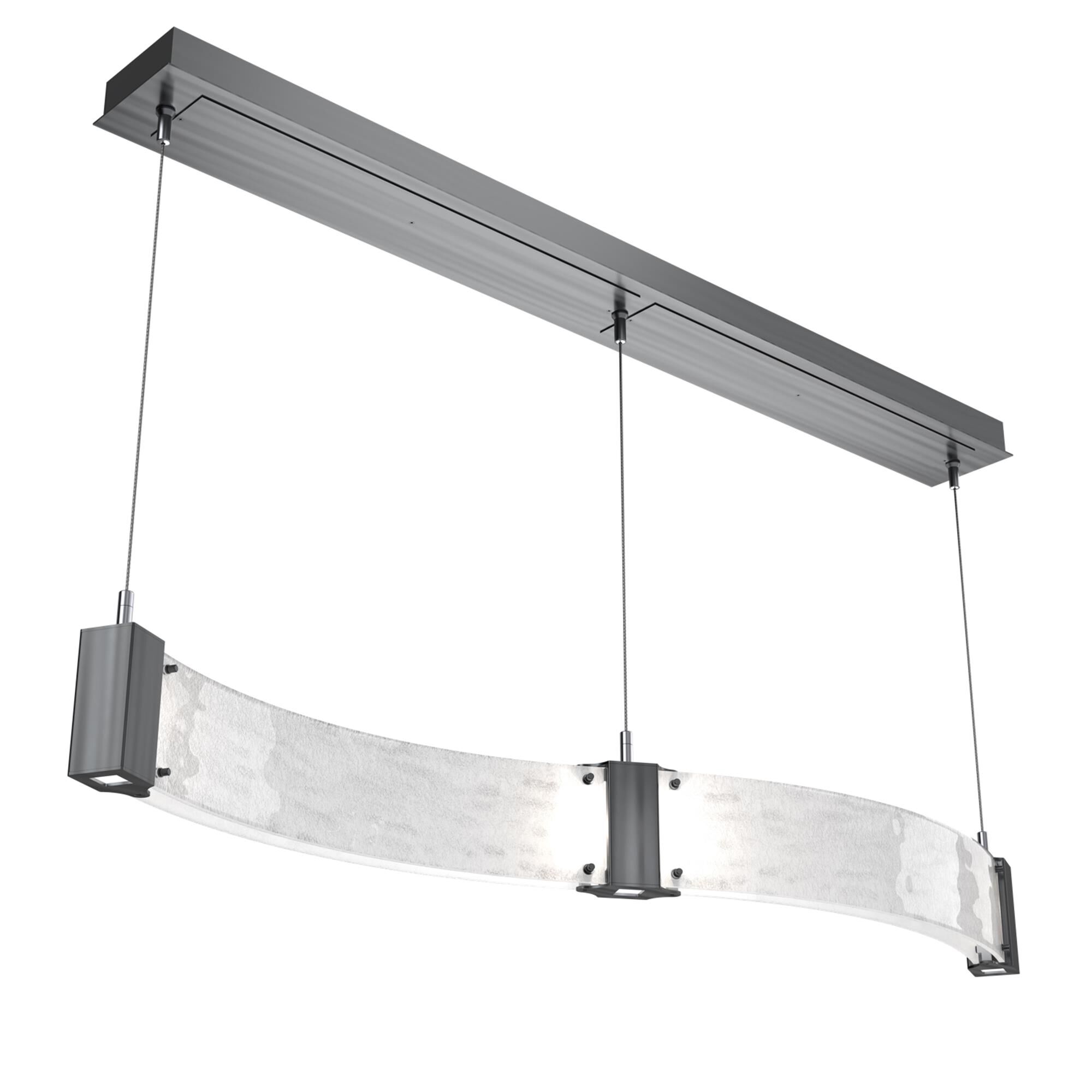Shown in Gunmetal finish and Clear Granite glass