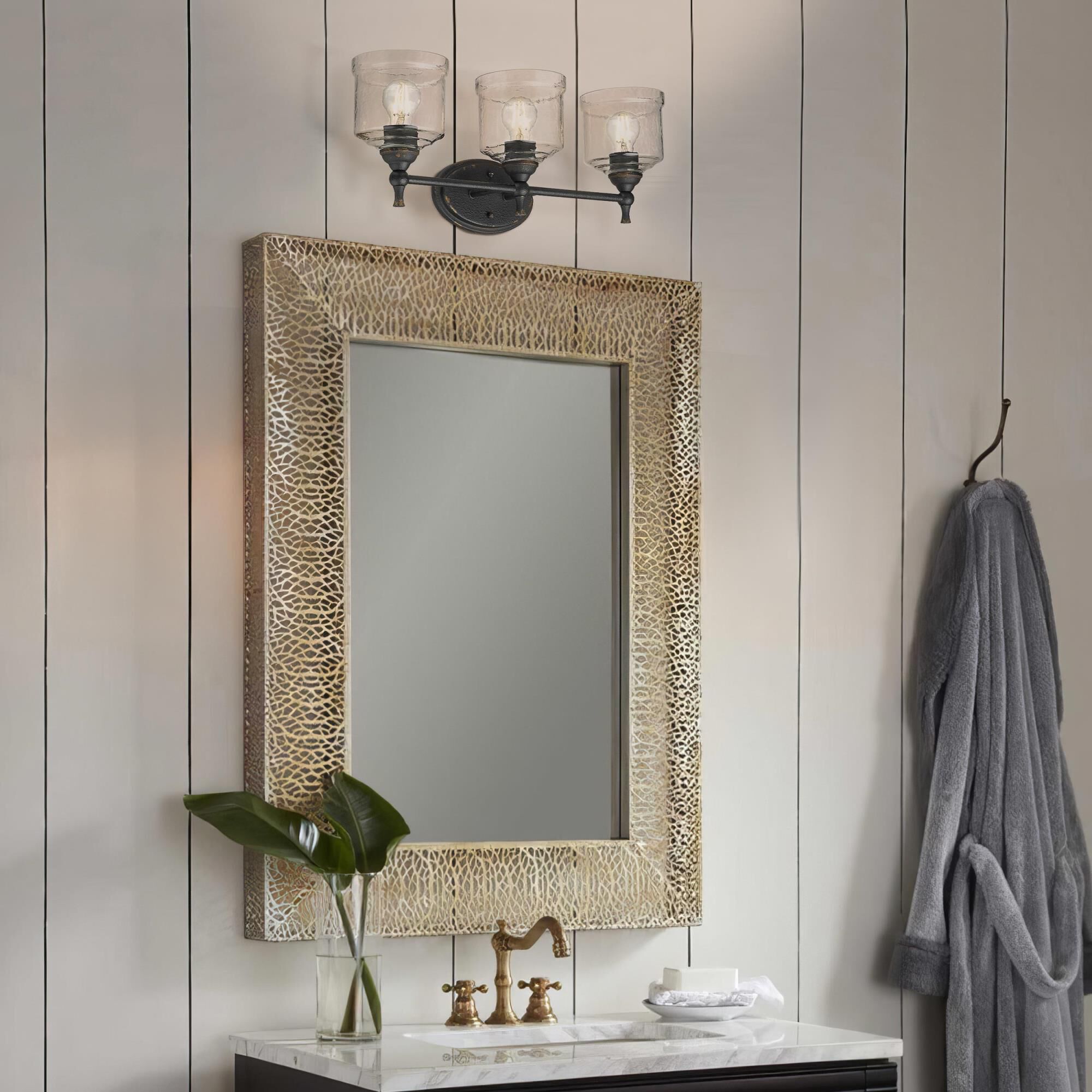 Keating 24 Inch Bath Vanity Light by Golden Lighting