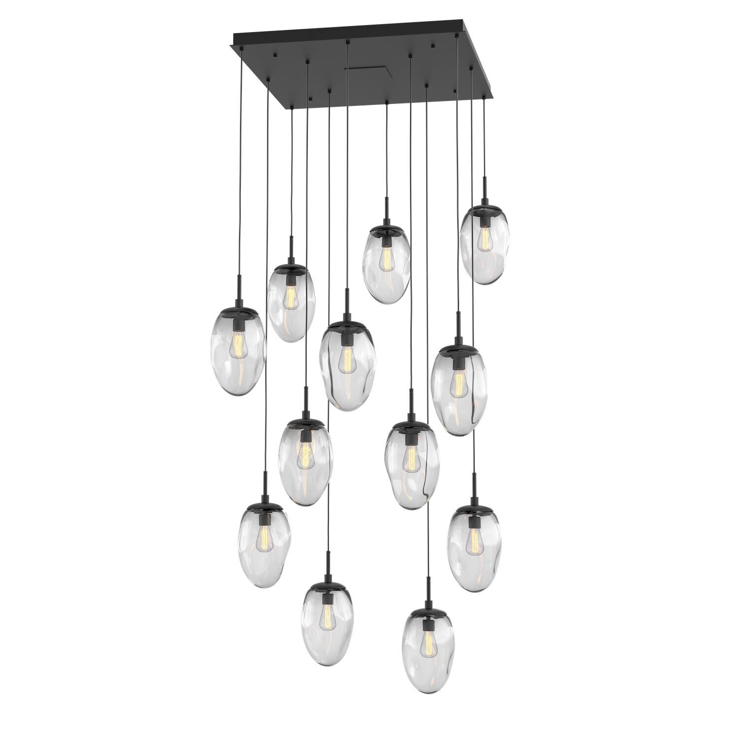 Levi Wilson Nebula 35 Inch 12 Light Multi Light Pendant by Hammerton Studio