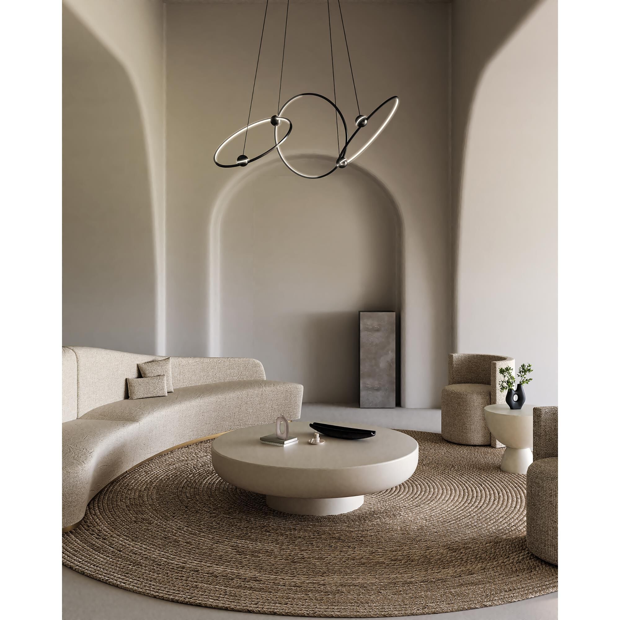 Isho 31 Inch Chandelier Kuzco Lighting