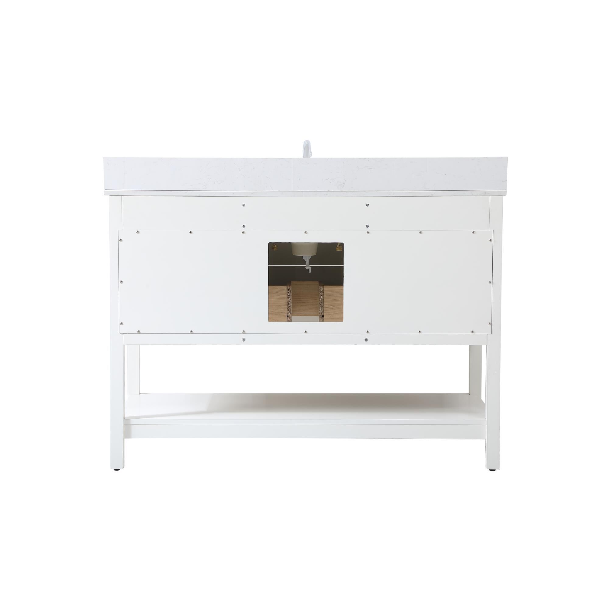 Shown in White finish