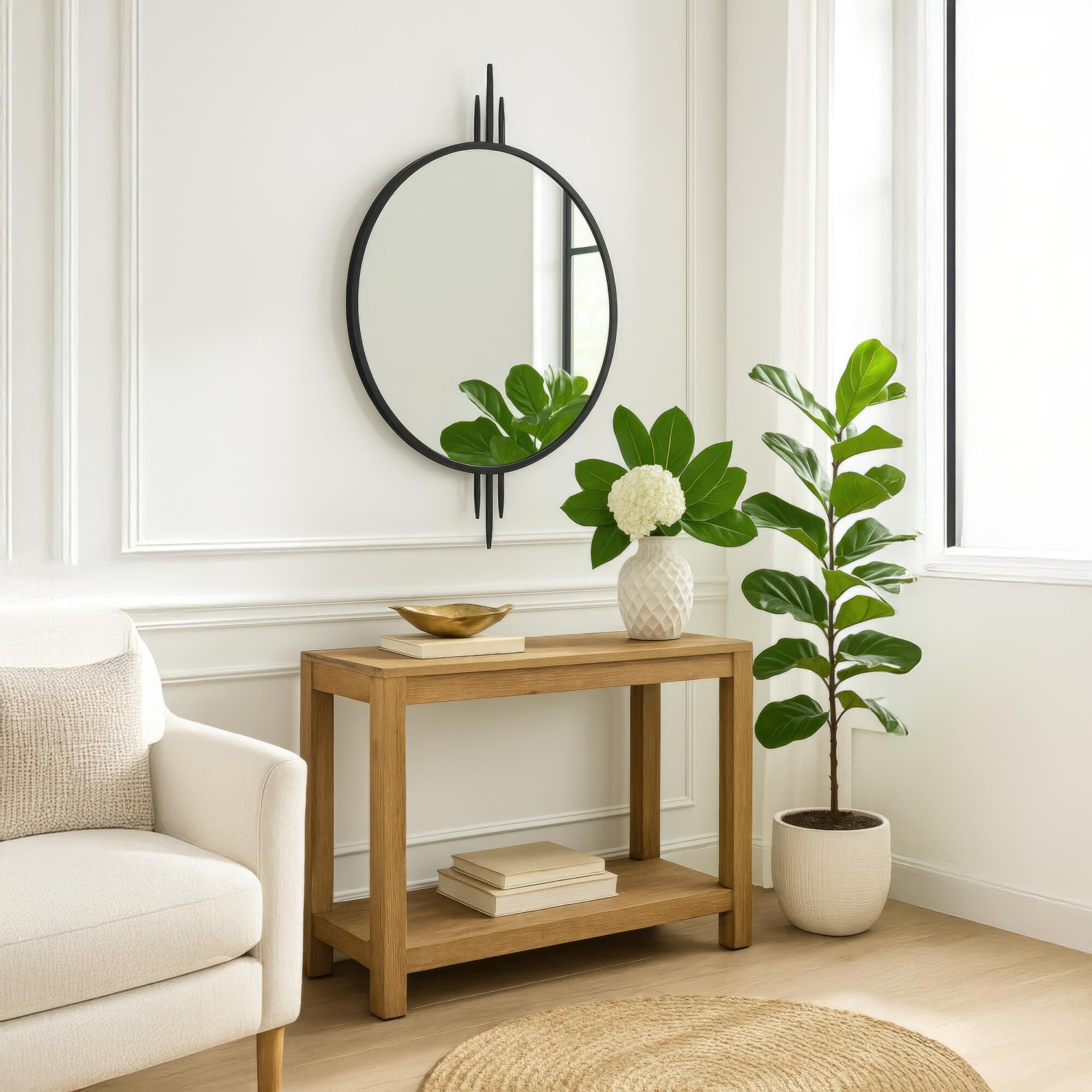 Shown in Black finish