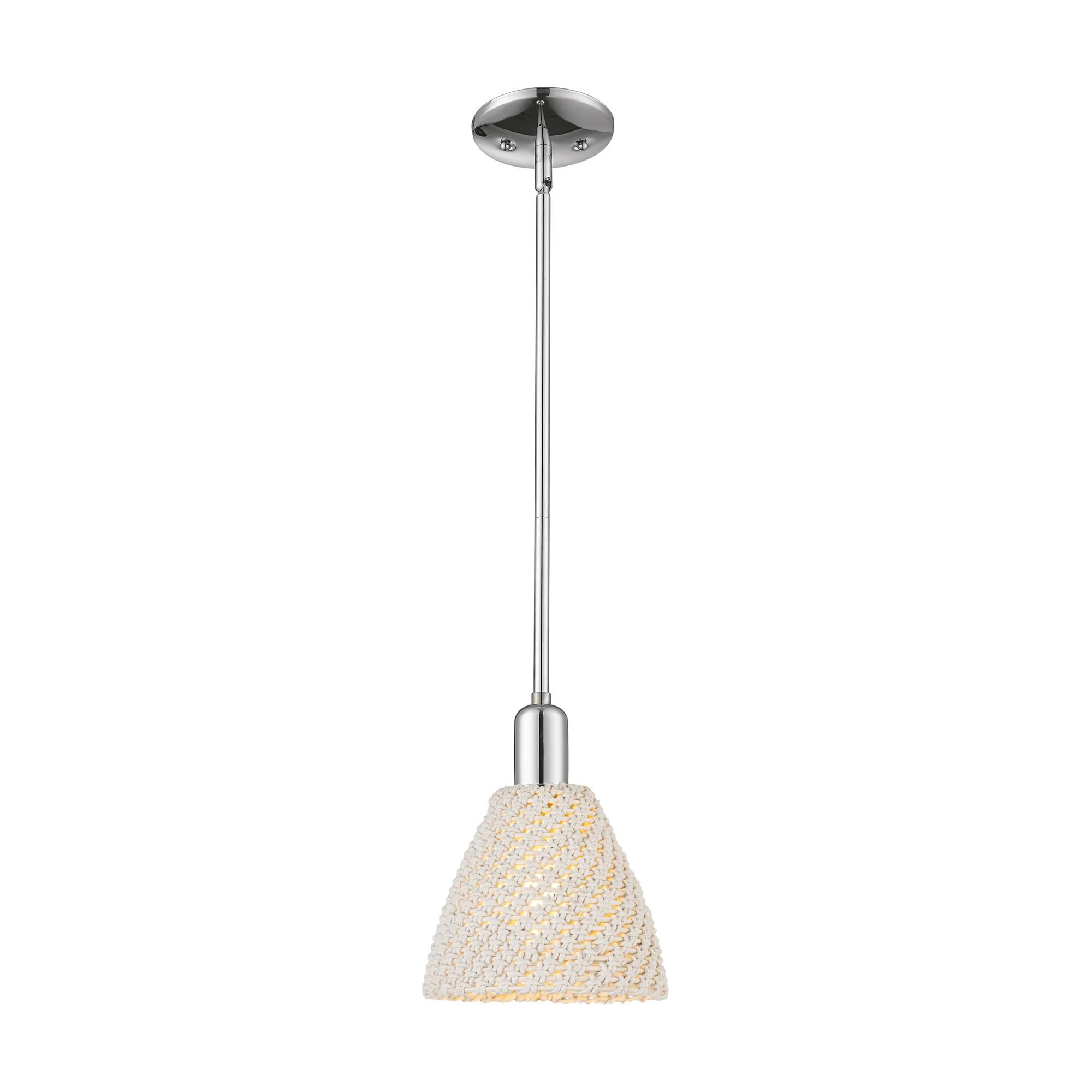 Shown in Polished Chrome finish and Natural shade