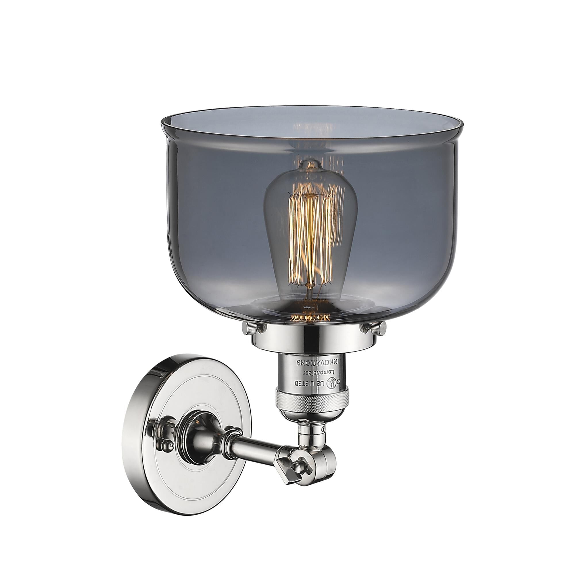 Bruno Marashlian Large Bell 8 Inch 1 Light Semi Flush Mount by Innovations Lighting