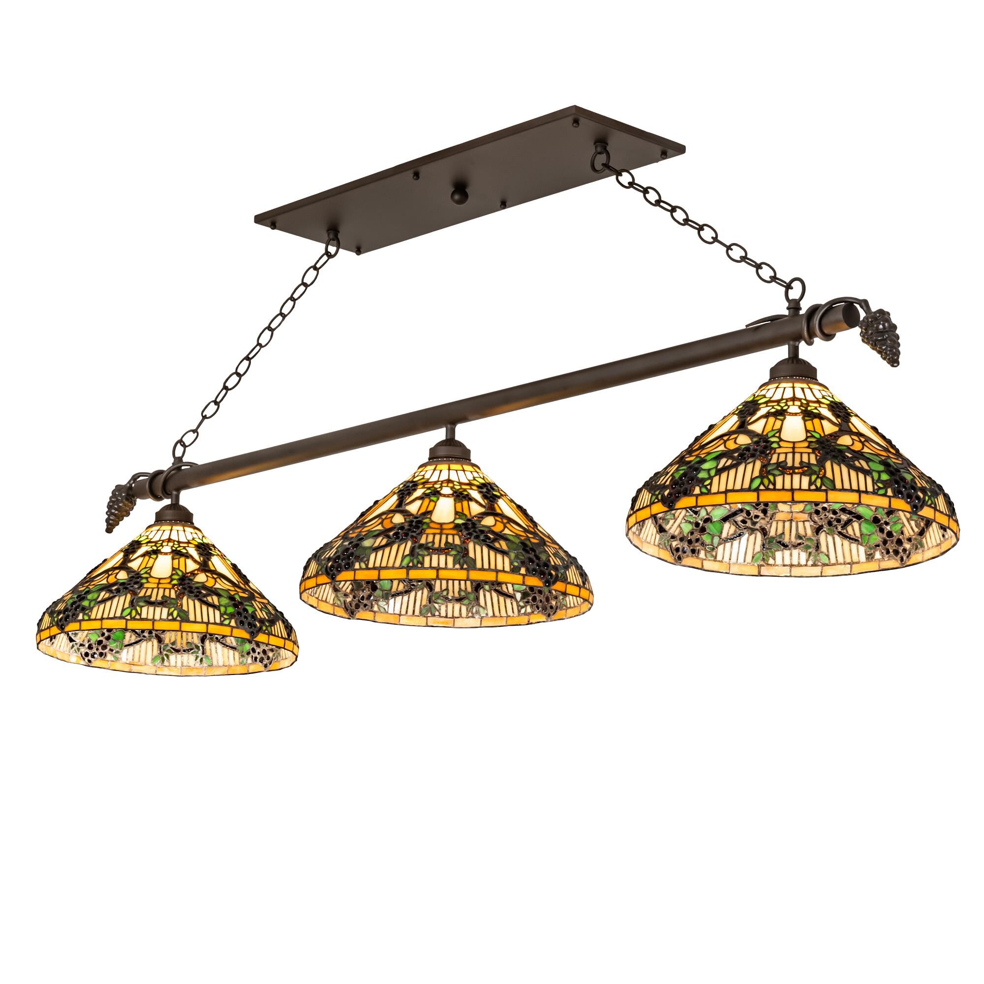 Jeweled Grape 68 Inch Billiard Light by Meyda Lighting