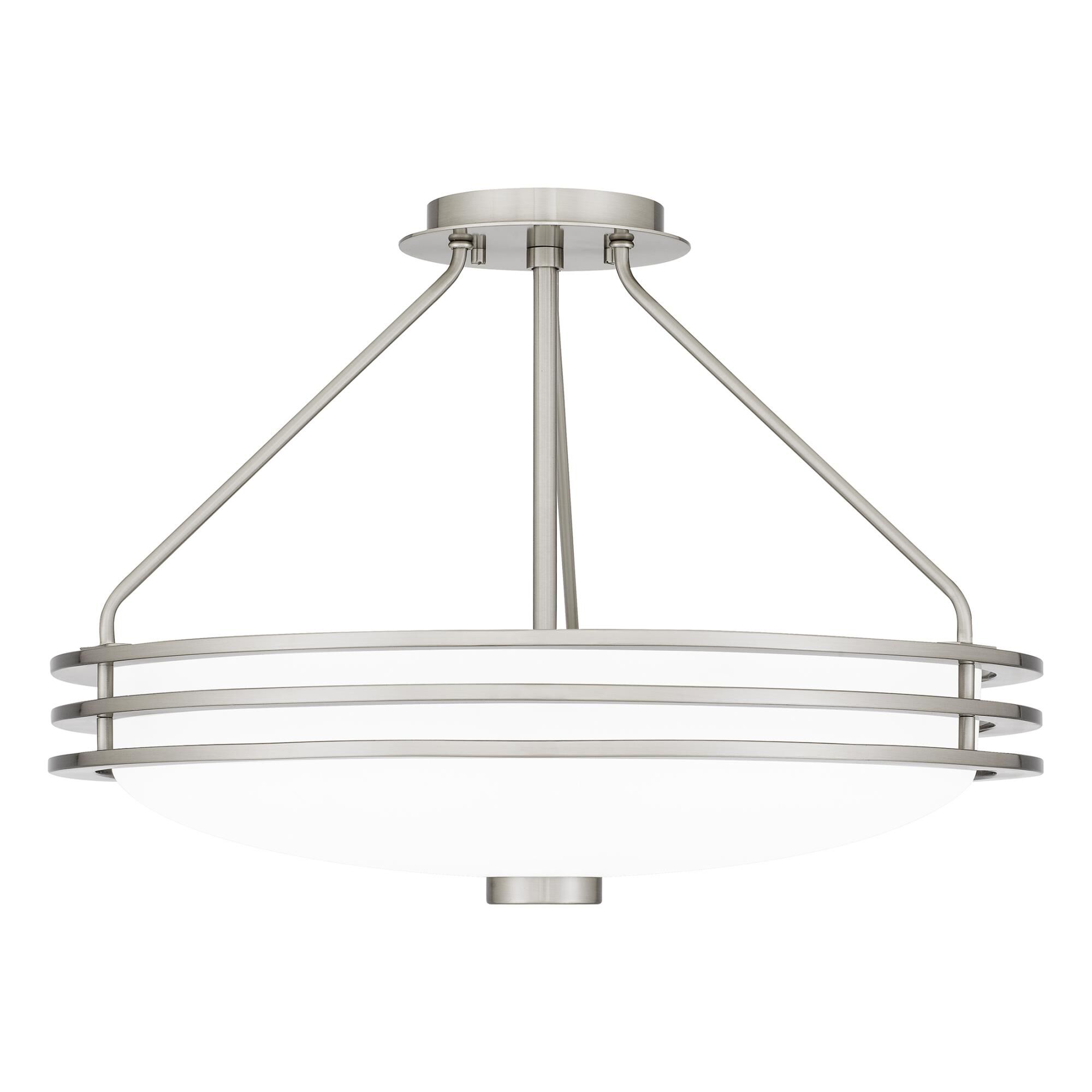 Emile 20 Inch 4 Light Semi Flush Mount by Quoizel