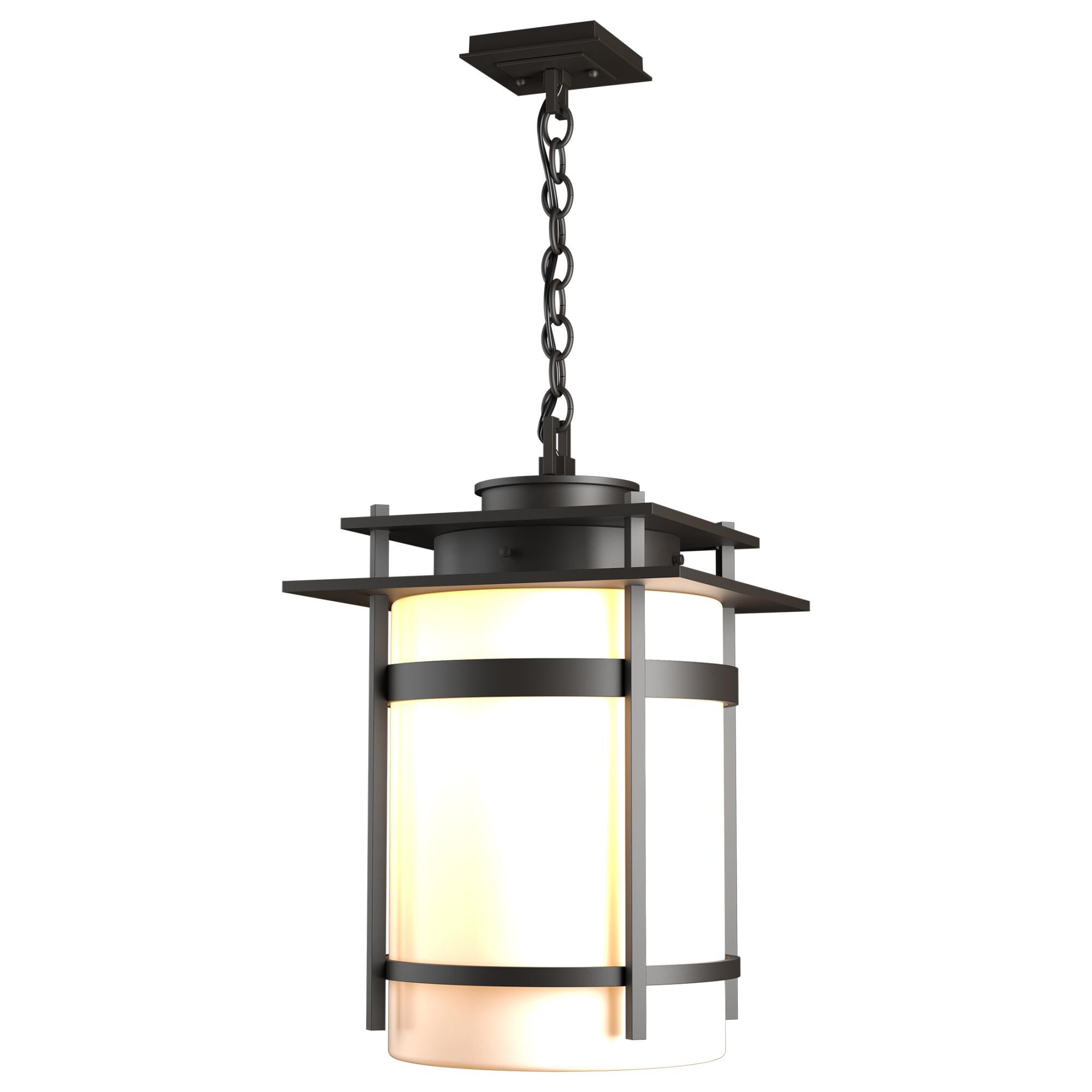 Hubbardton Forge Banded 22 Inch Tall Outdoor Hanging Lantern