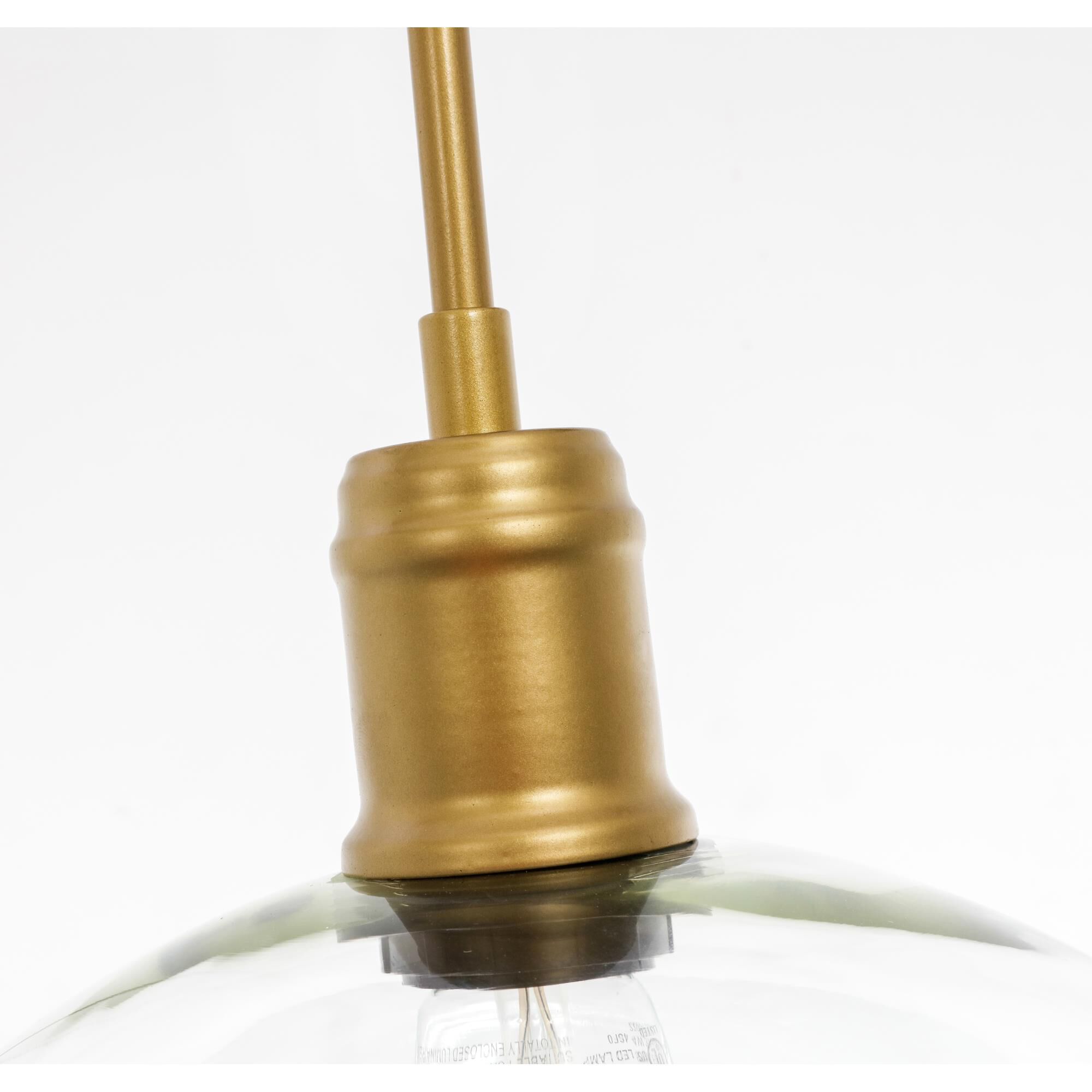 Shown in Brass finish