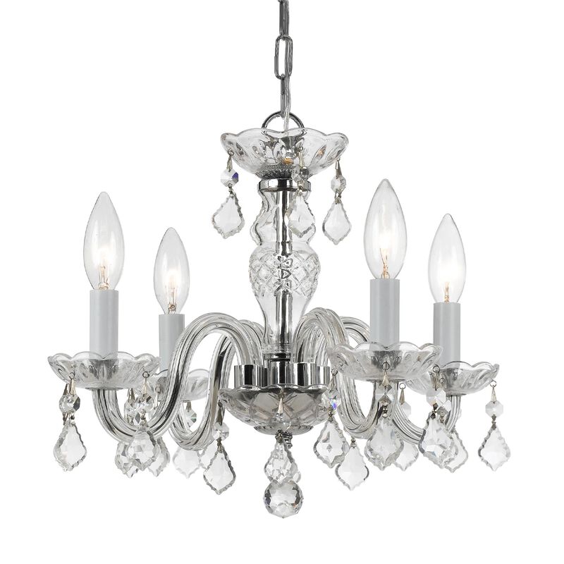 Traditional Crystal 15 Inch Chandelier by Crystorama